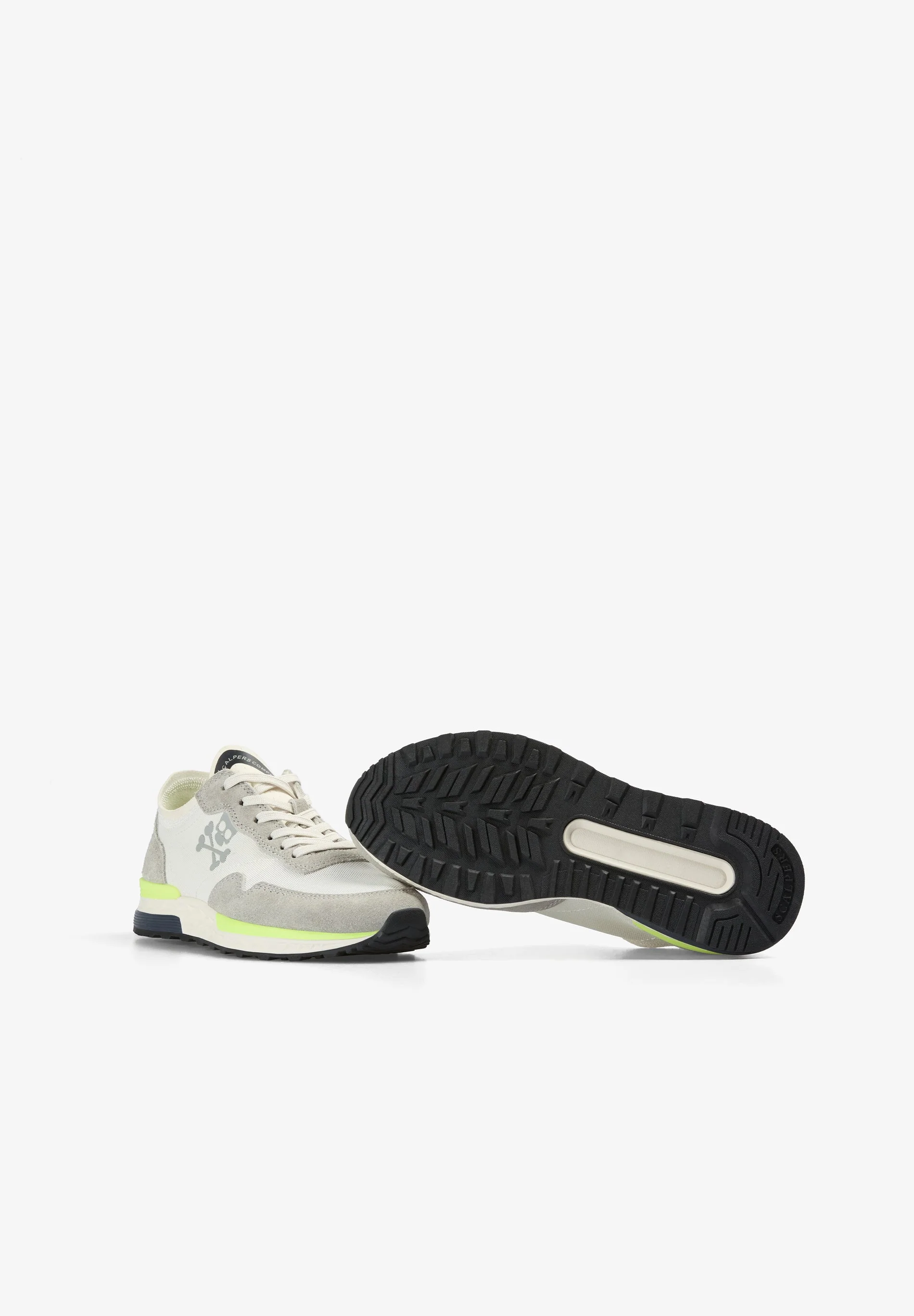CONTRAST LIME RETRO SNEAKERS - Image 4