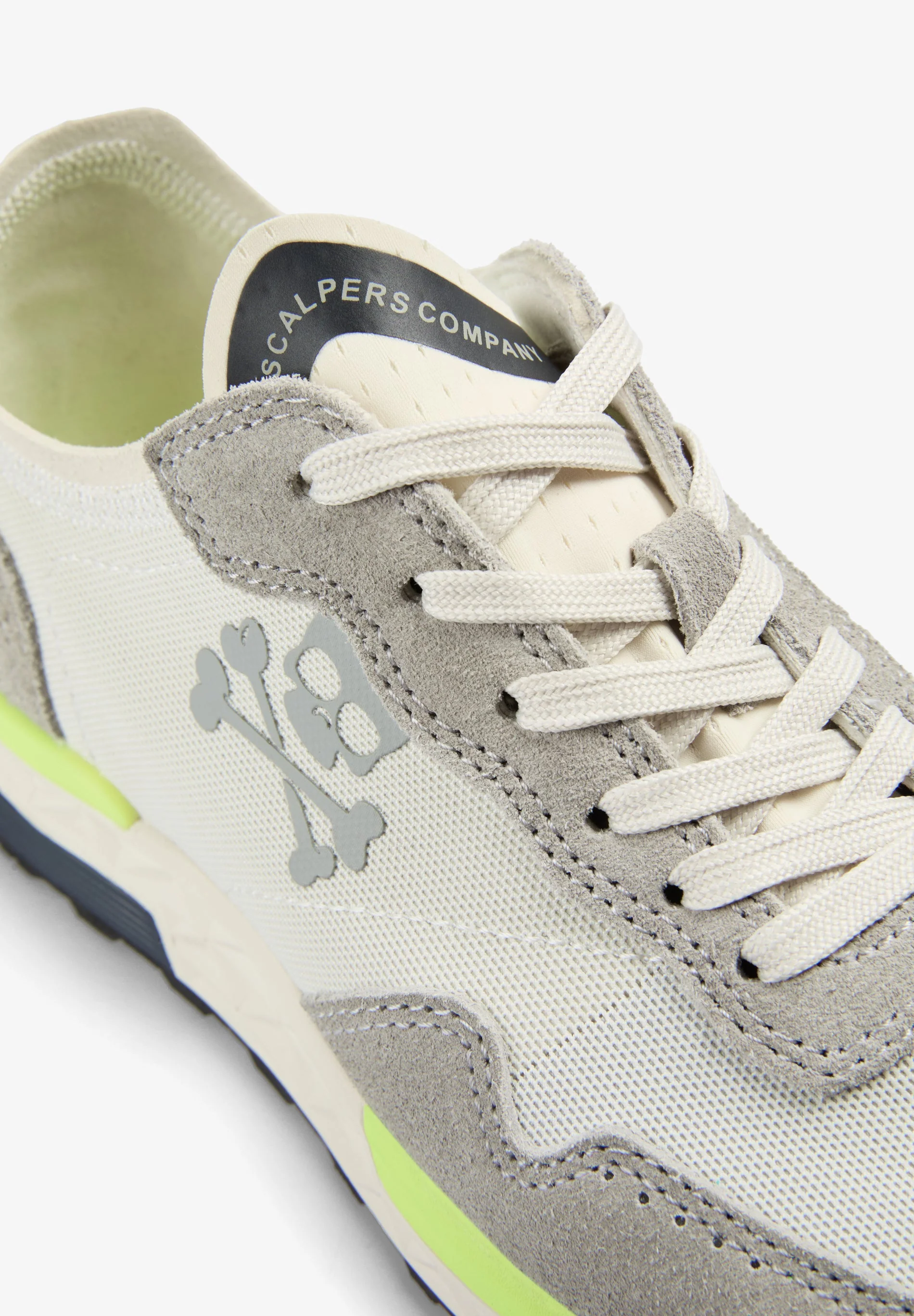 CONTRAST LIME RETRO SNEAKERS - Image 6