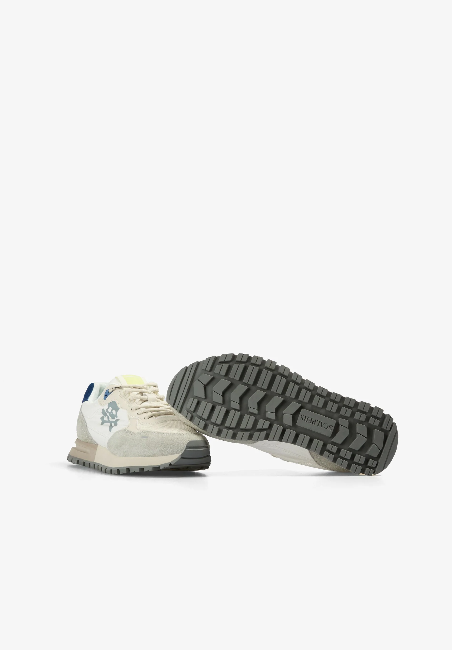 BLUE CONTRAST SKULL SNEAKERS - Image 4