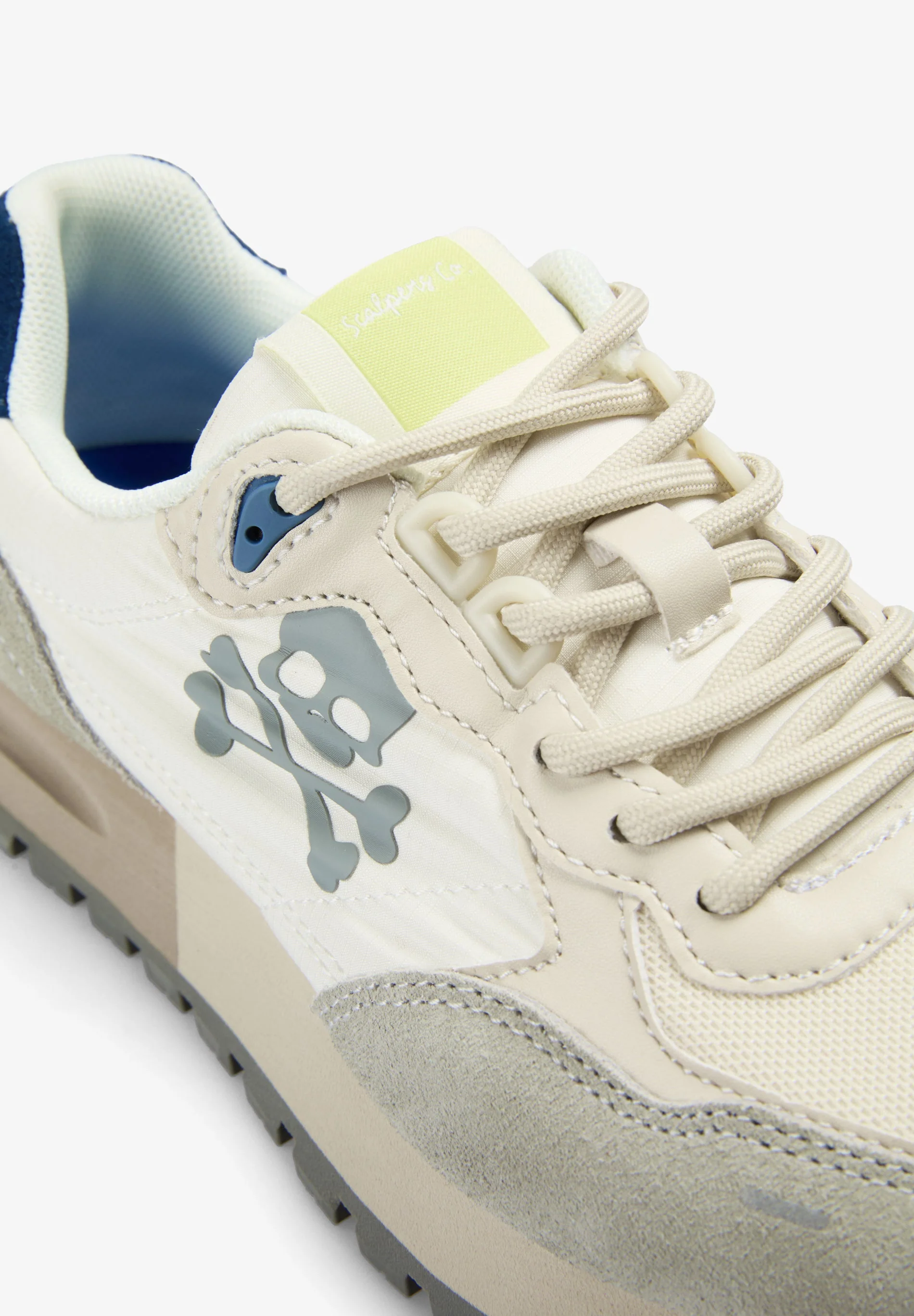 BLUE CONTRAST SKULL SNEAKERS - Image 6
