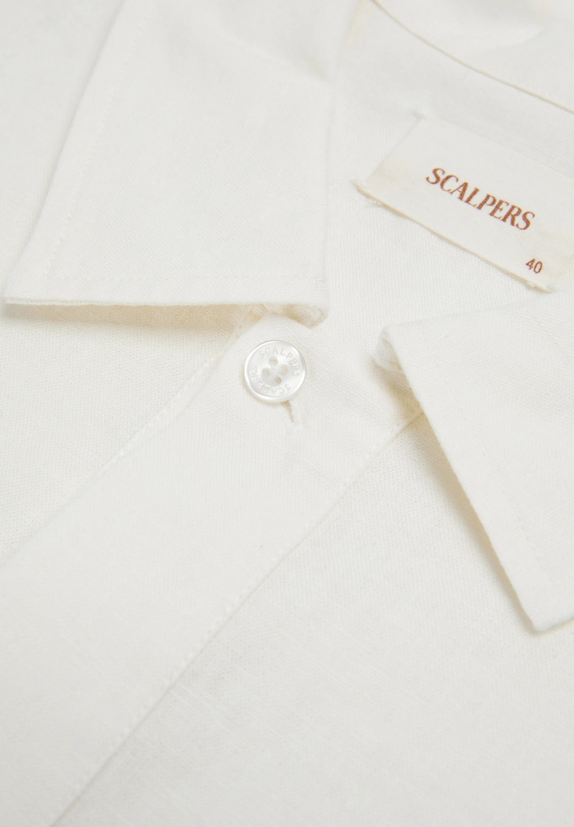 LINEN LOOSE FIT POLO SHIRT - Image 7
