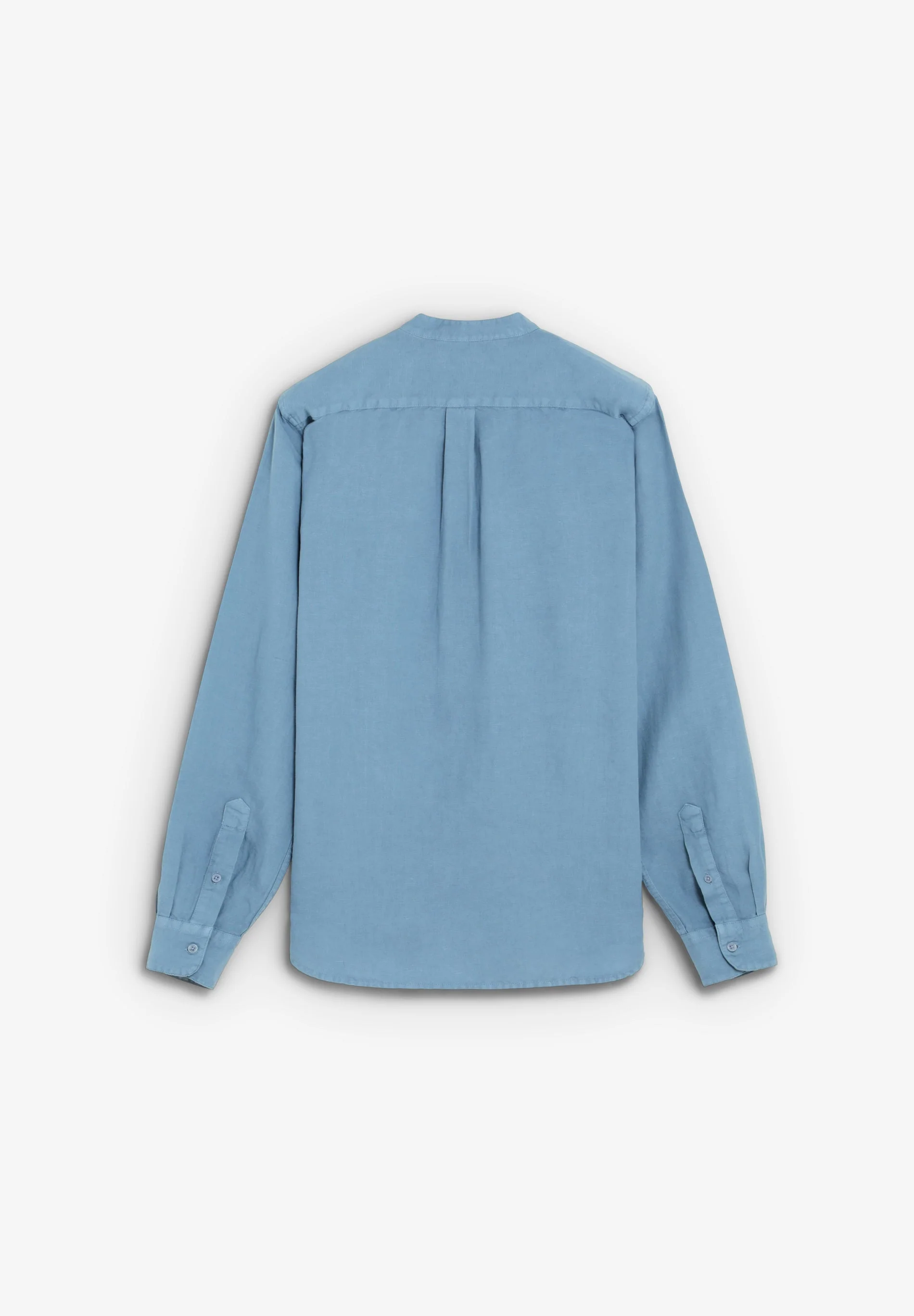 LINEN SHIRT WITH STAND-UP COLLAR - Image 5