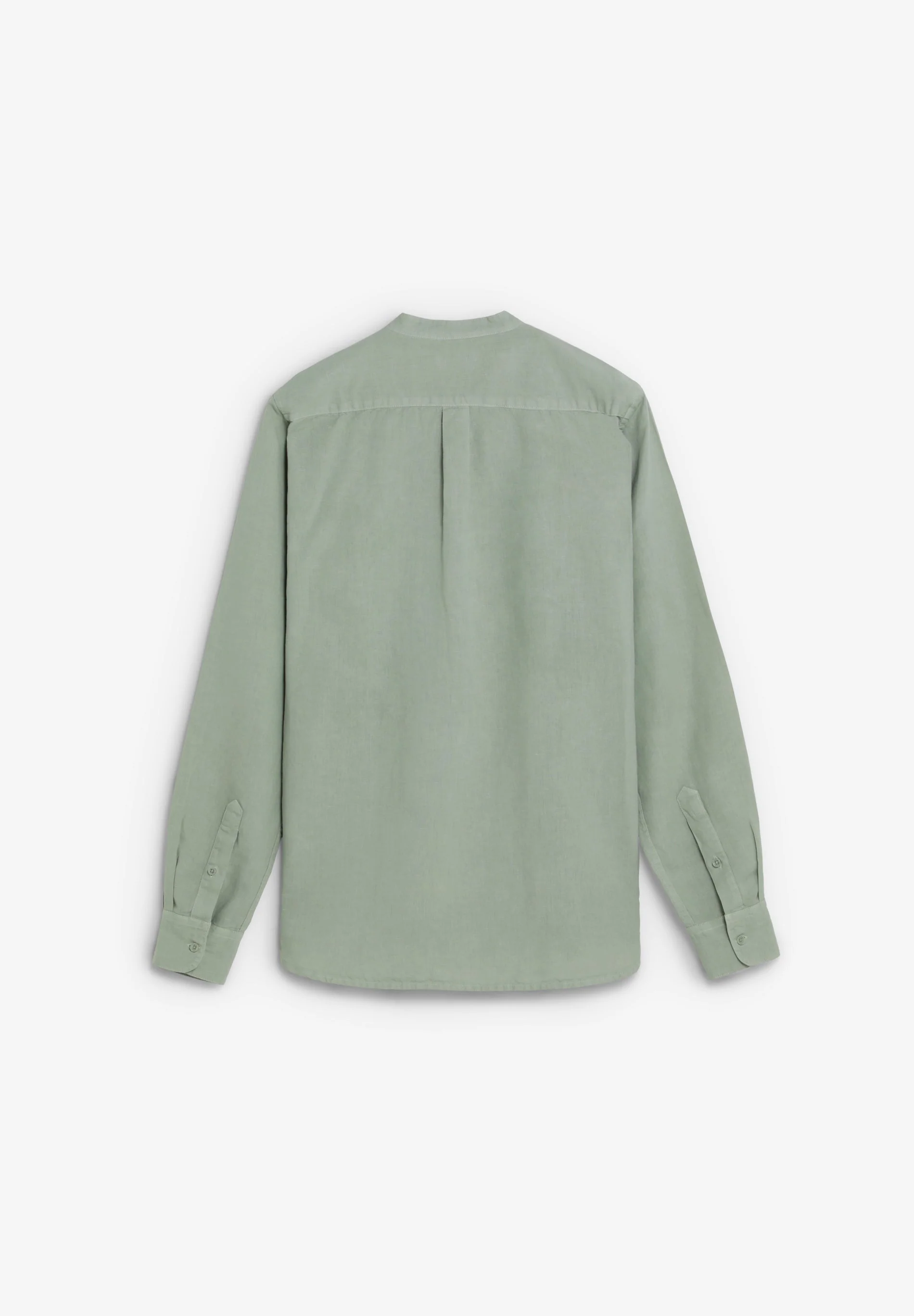 LINEN SHIRT WITH STAND-UP COLLAR - Image 6