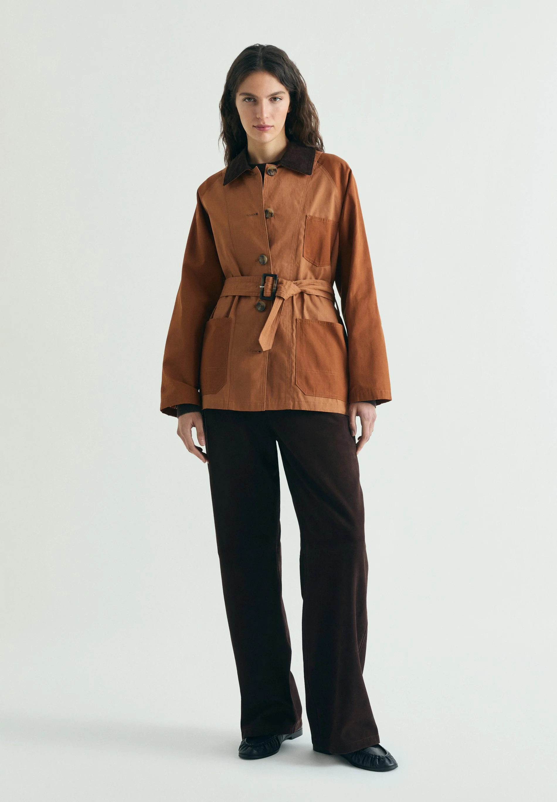 TWO-TONE WAXED JACKET - Image 2
