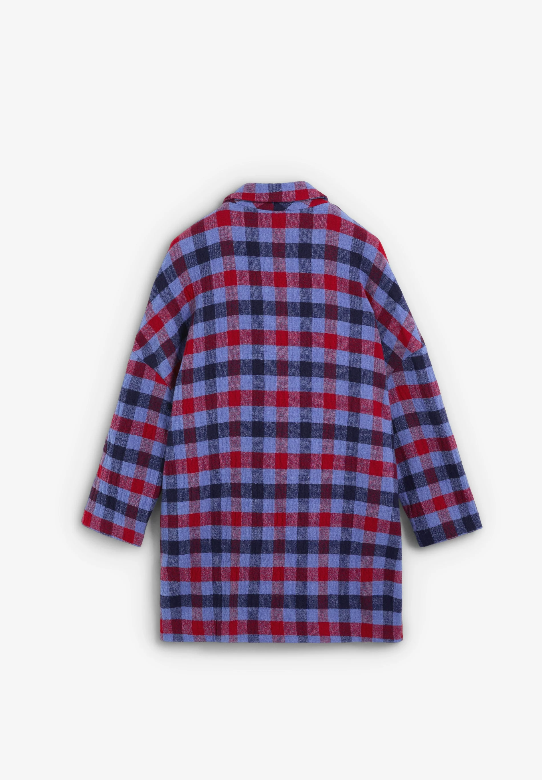 CHECK CLOTH COAT - Image 5