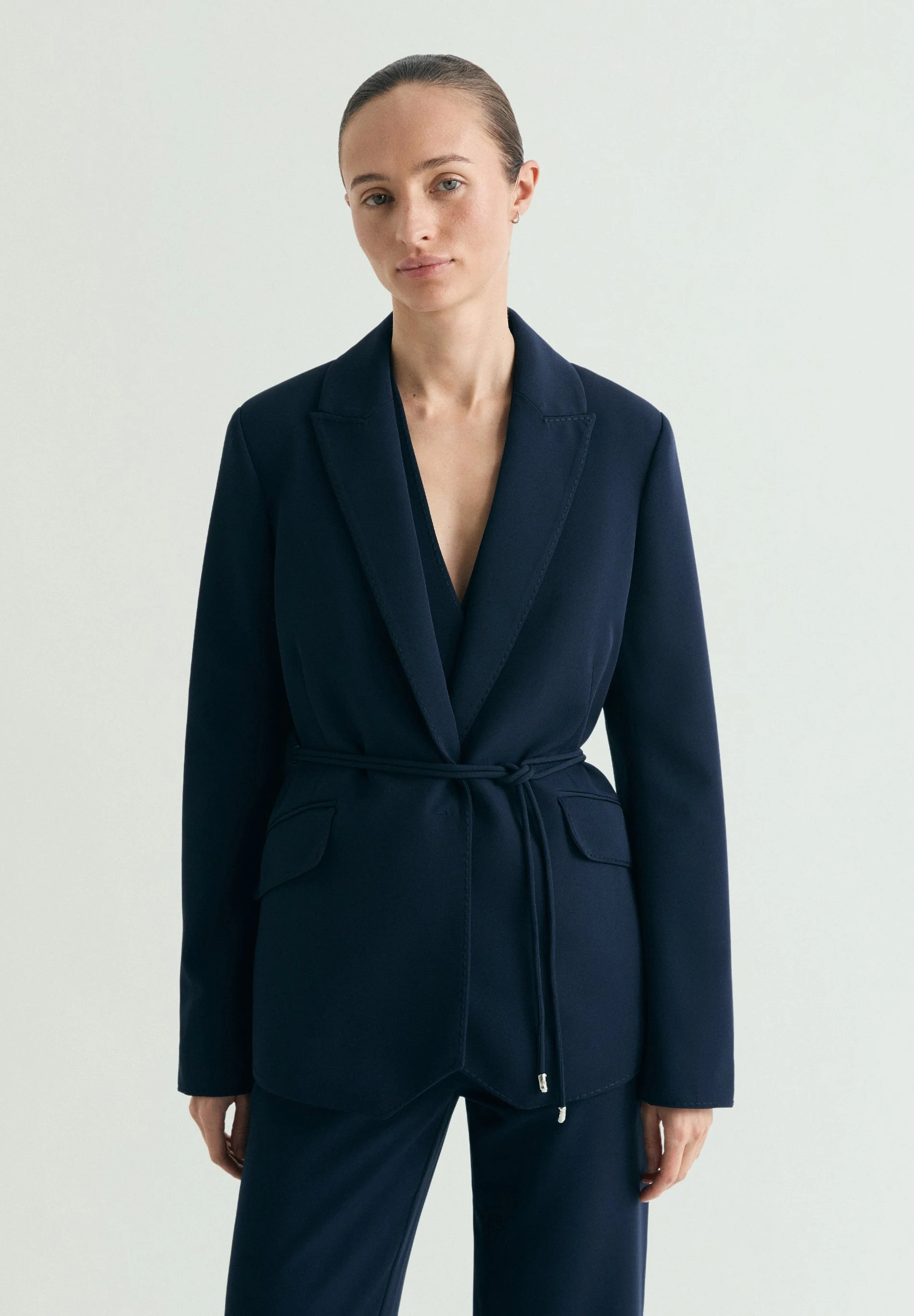 BLAZER WITH KNOT AT THE BELT - Image 3