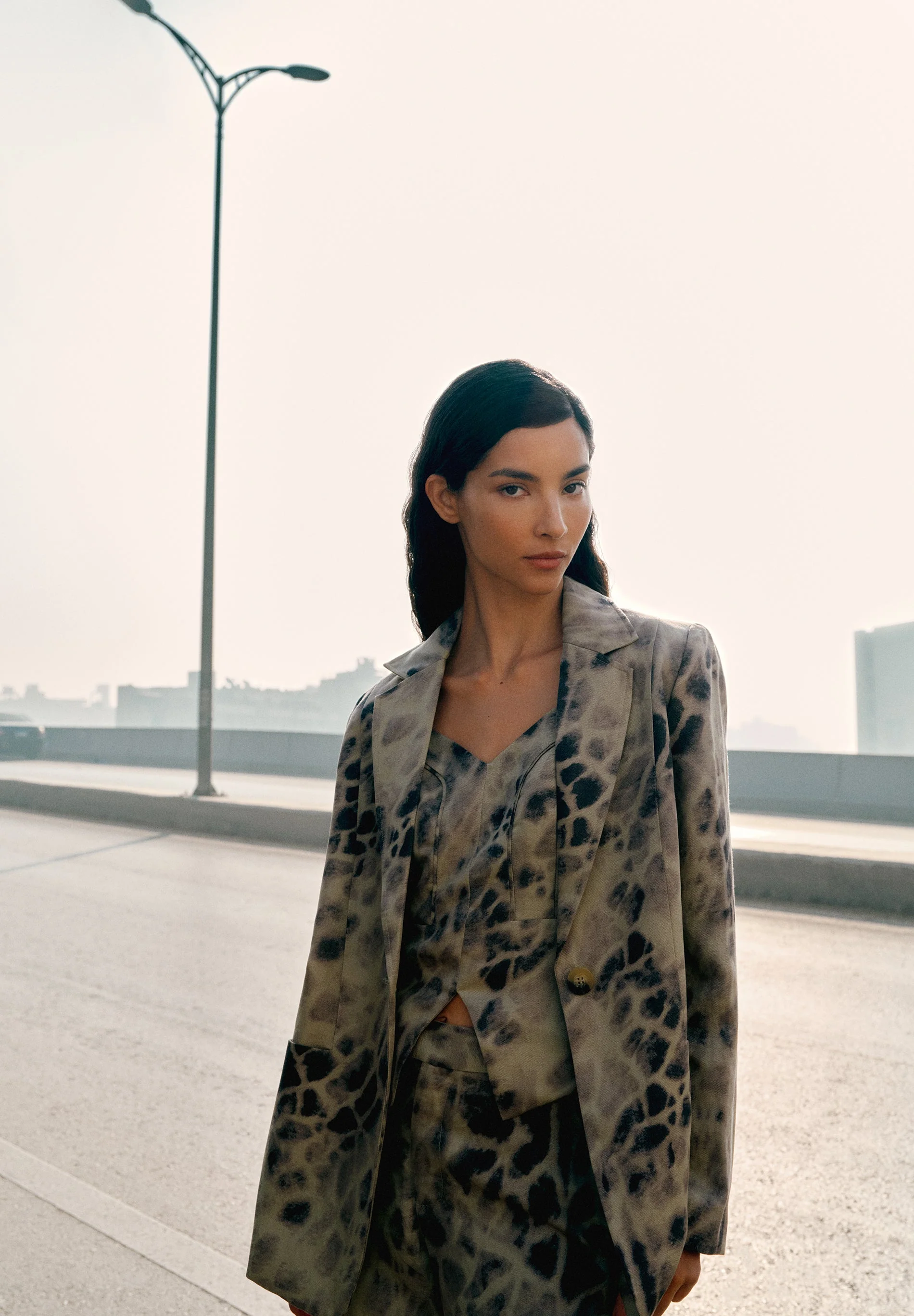 PRINTED LINEN BLAZER - Image 7