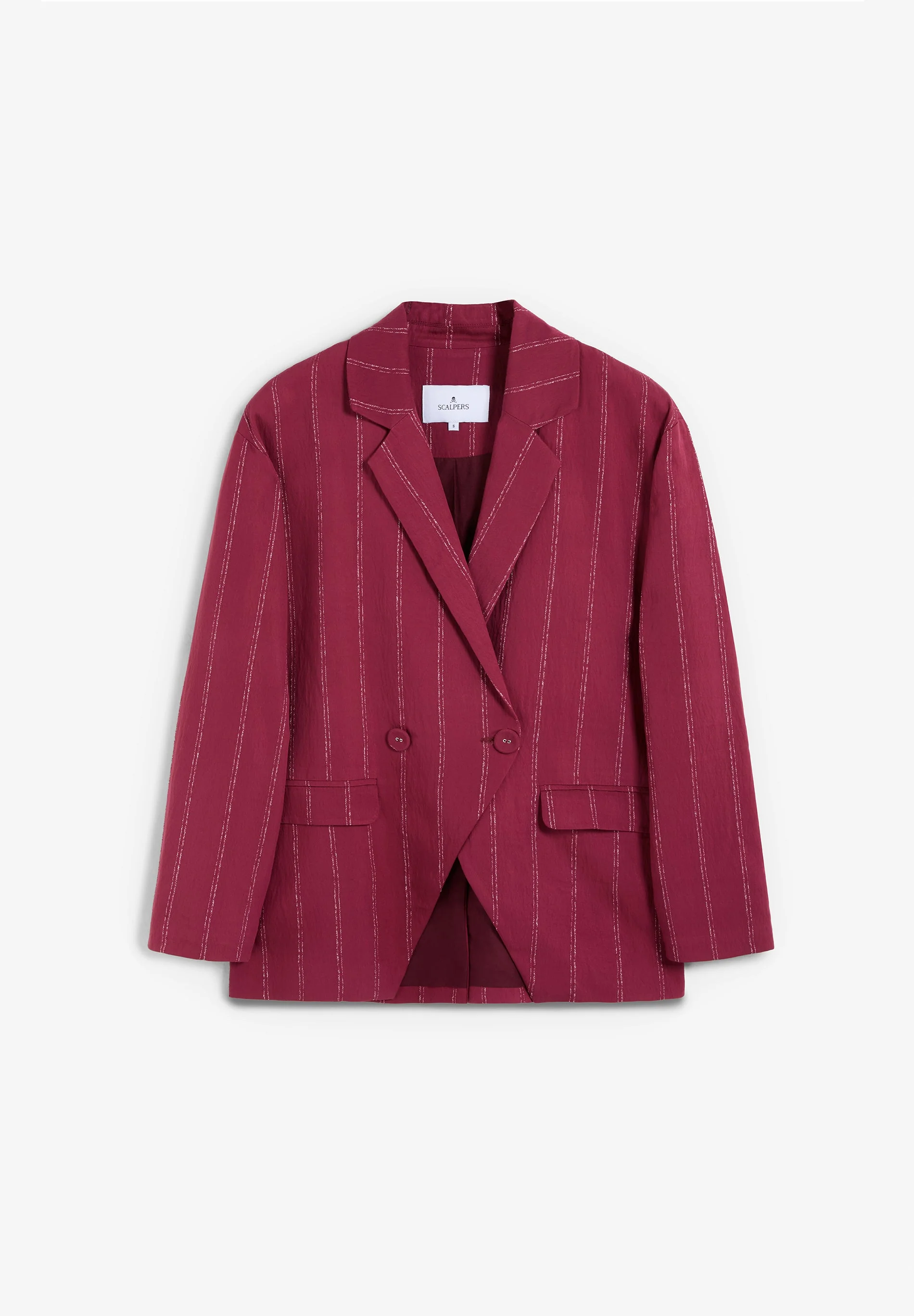 STRIPED DOUBLE-BREASTED BLAZER - Image 5