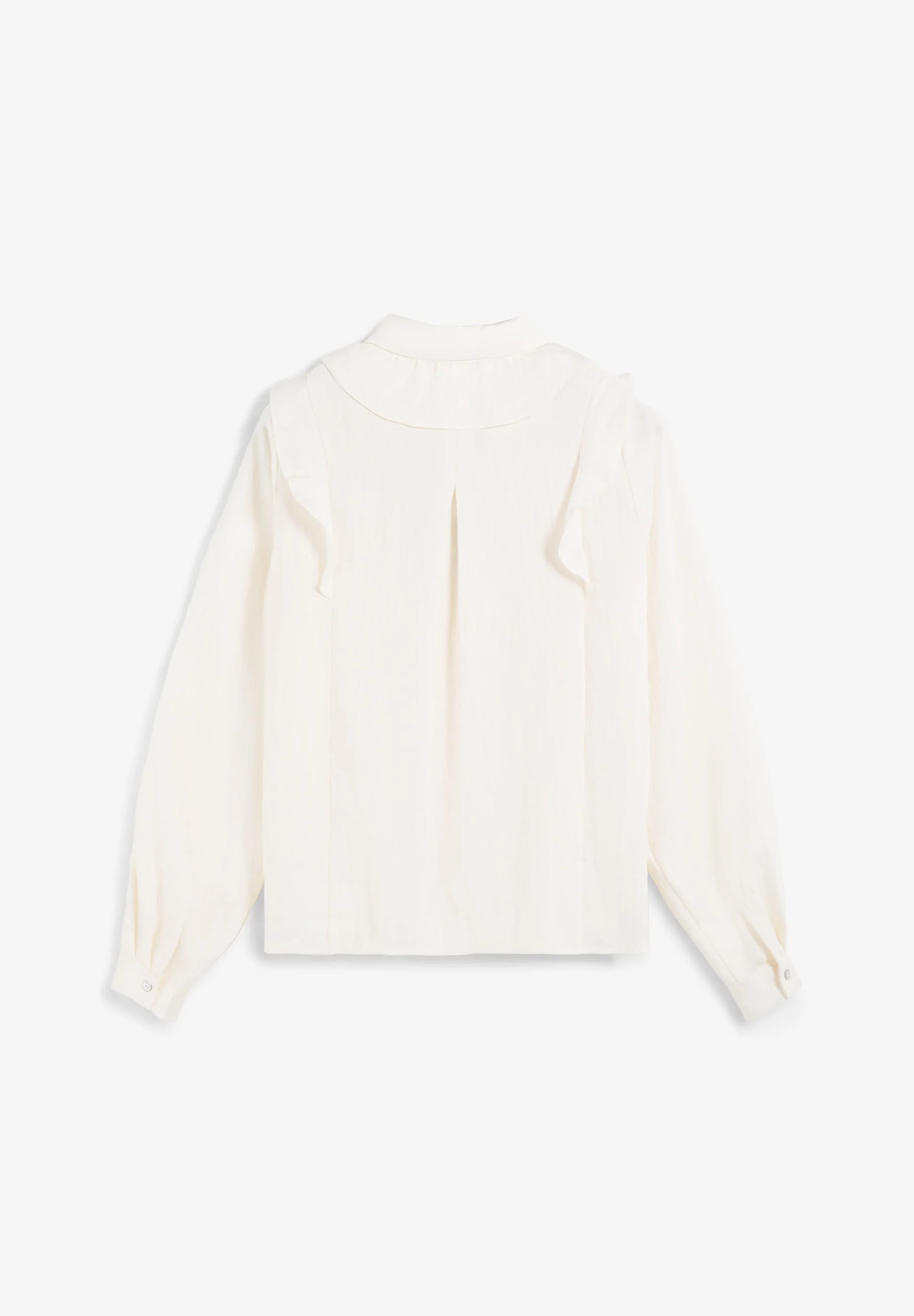 COTTON RUFFLED BLOUSE - Image 6