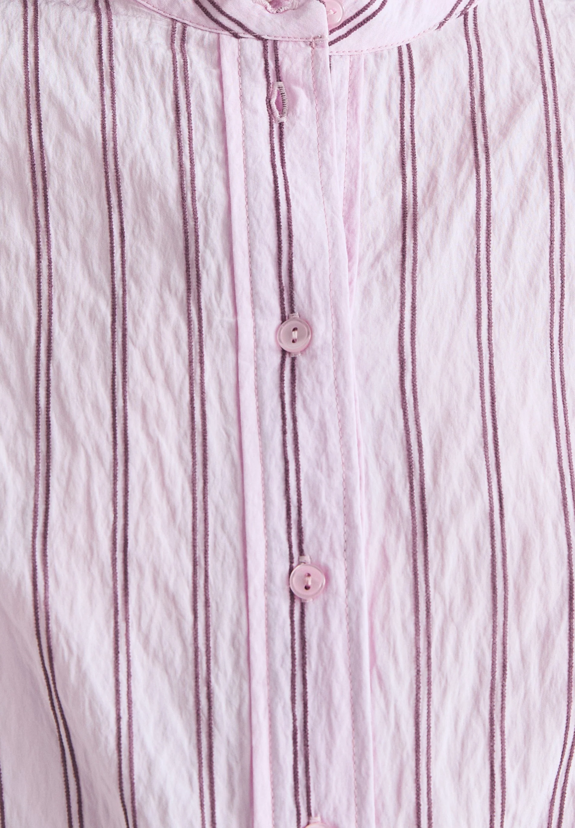 STRIPED SHIRT WITH SHOULDER PAD EFFECT - Image 5