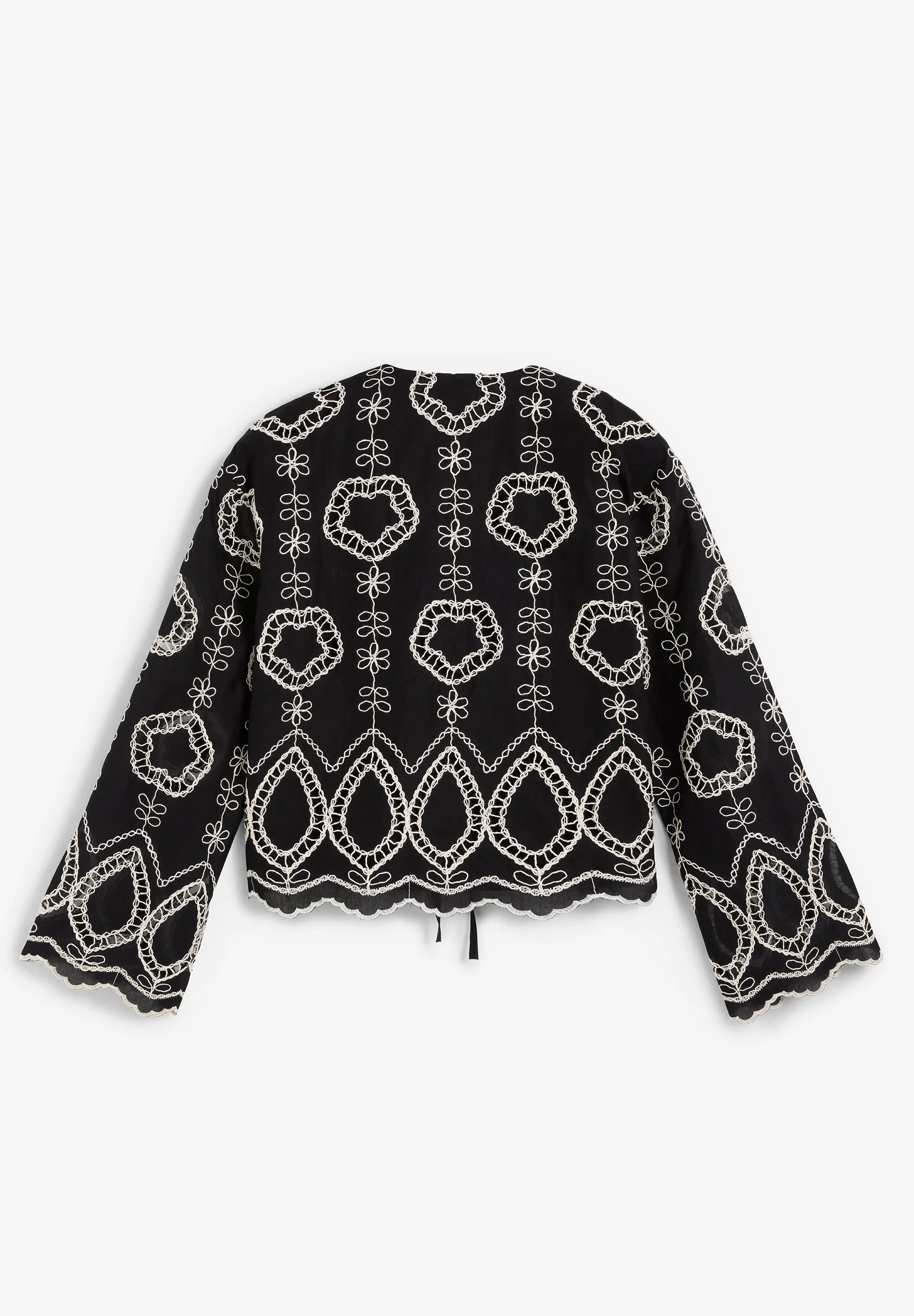 CONTRAST EMBROIDERED SHIRT - Image 6