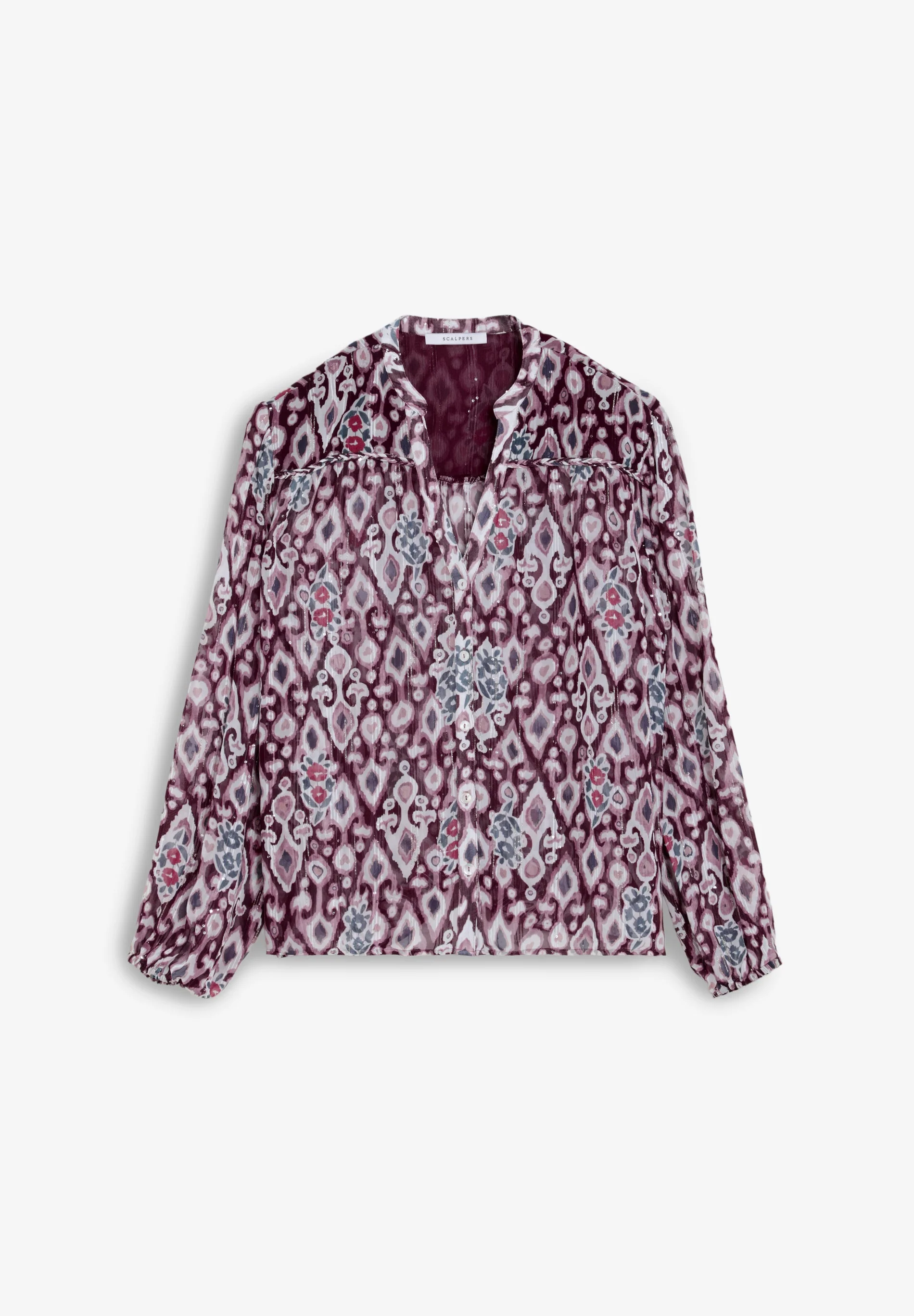 PRINTED FLOWING BLOUSE - Image 5