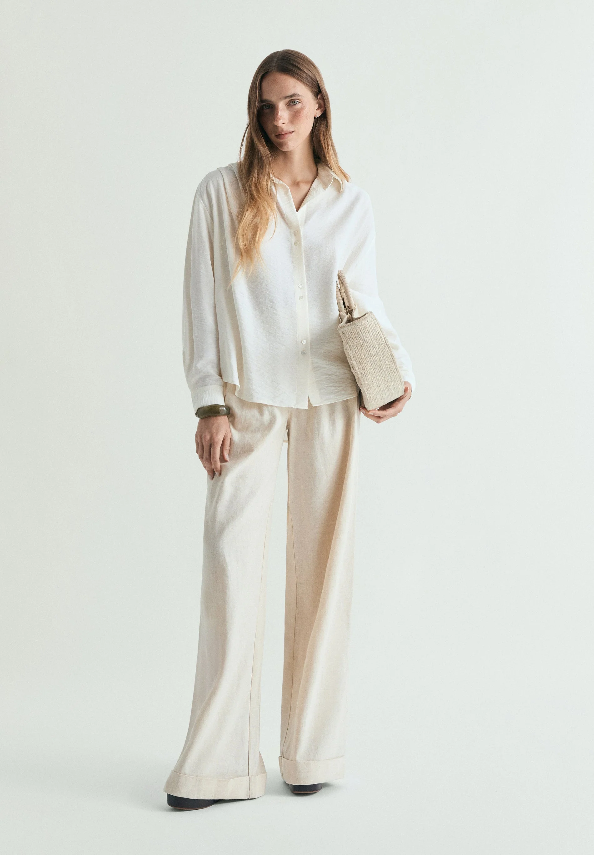 FLOWING PLEATED SHIRT - Image 5