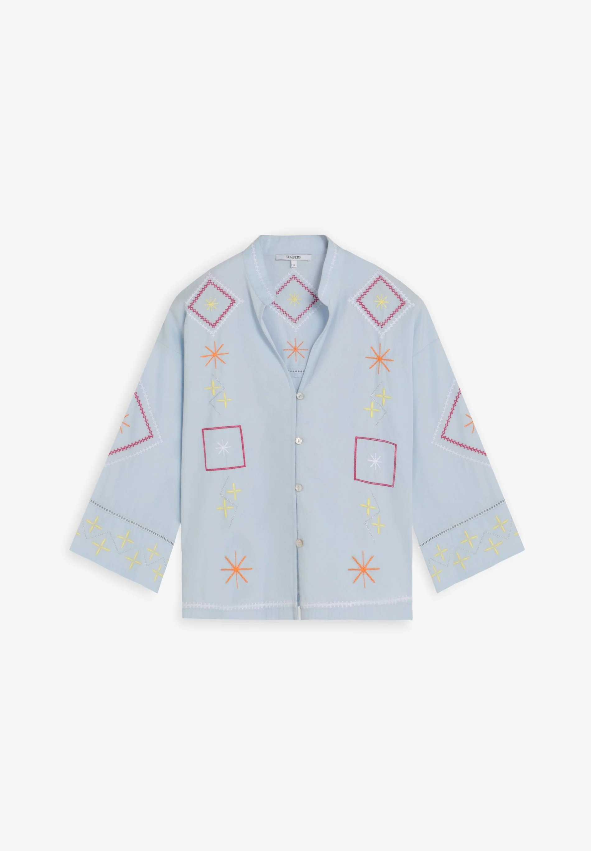 SHIRT WITH EMBROIDERED DETAILS - Image 5