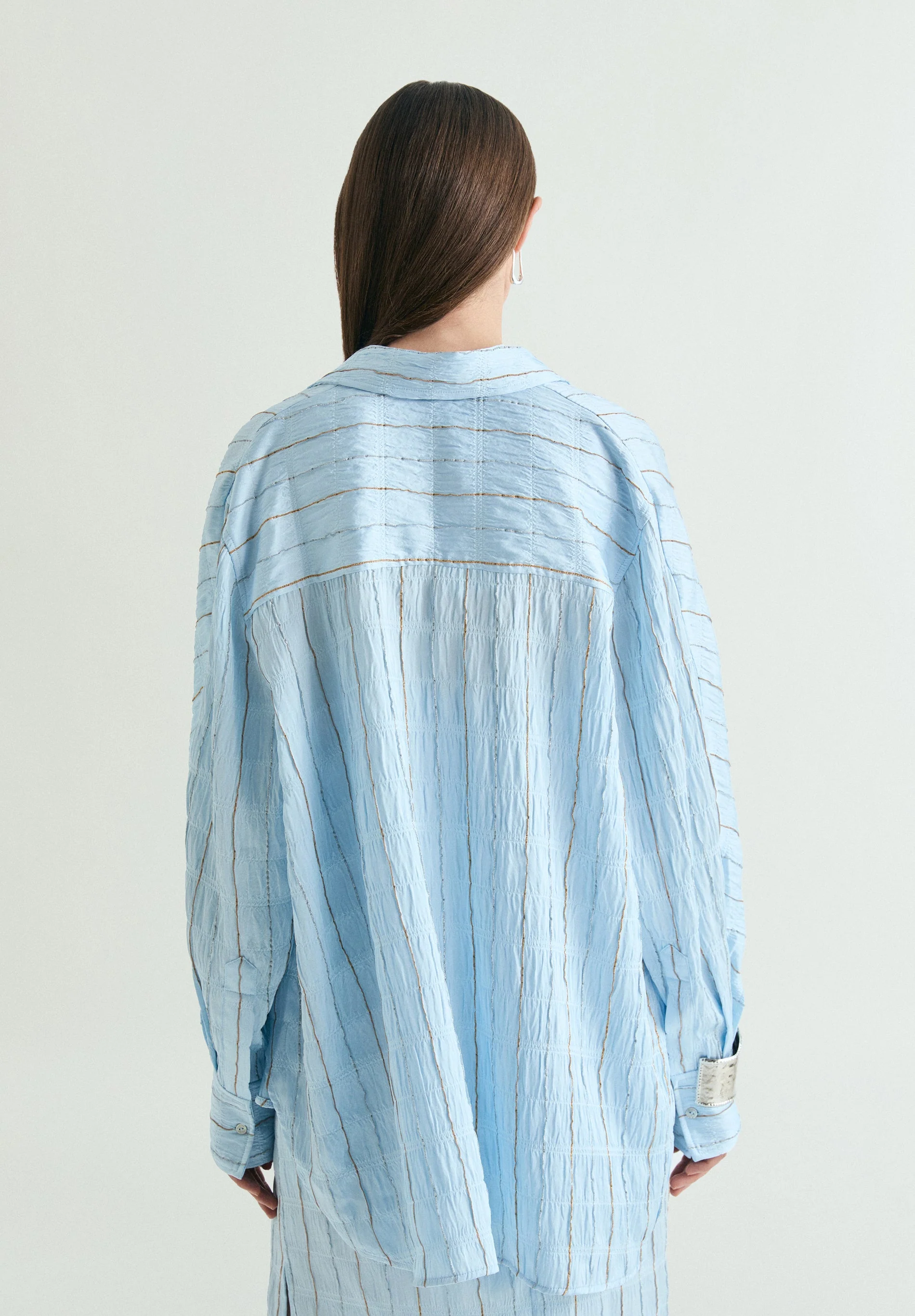 TEXTURED STRIPED SHIRT - Image 3
