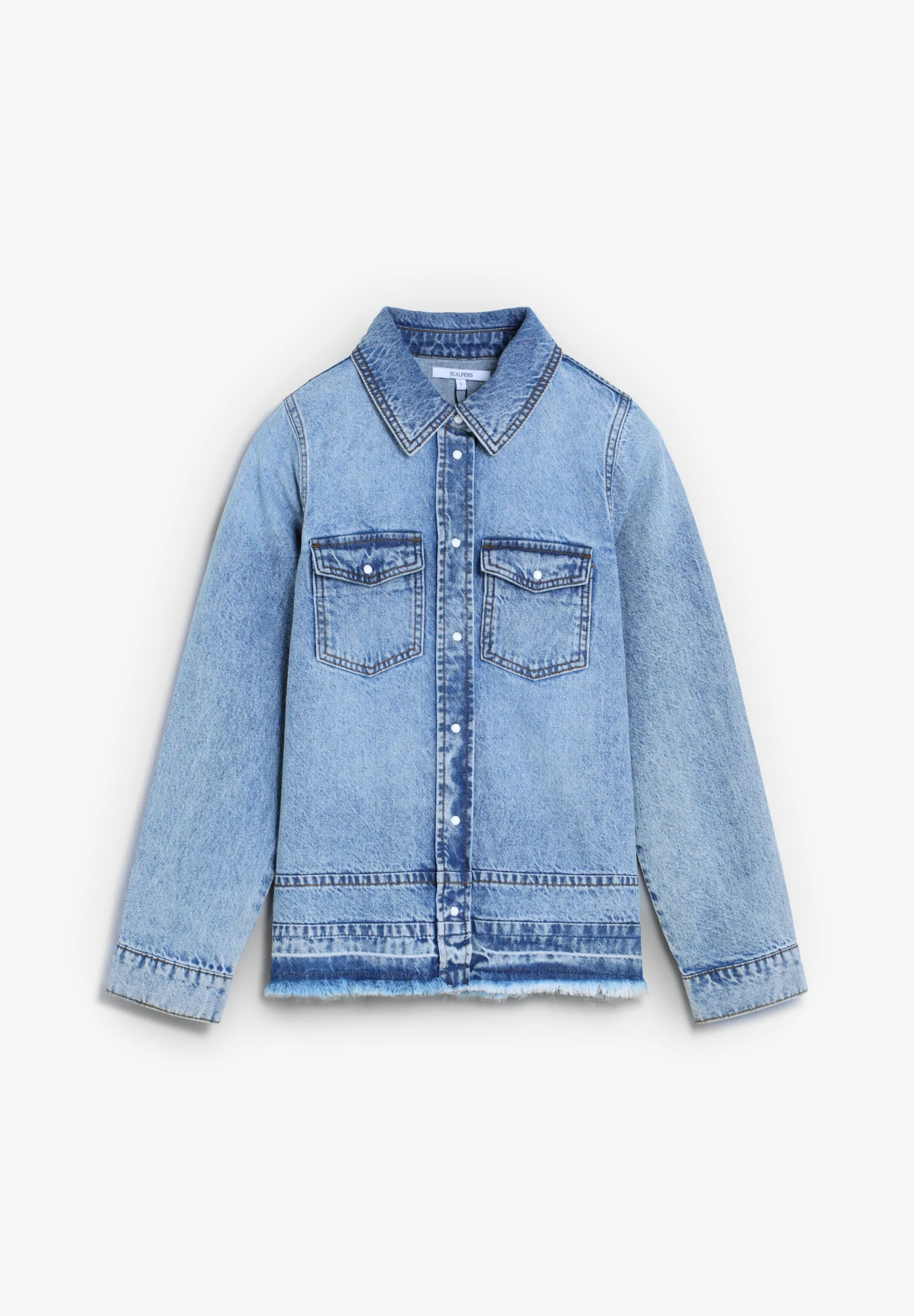 WASHED DENIM SHIRT - Image 4
