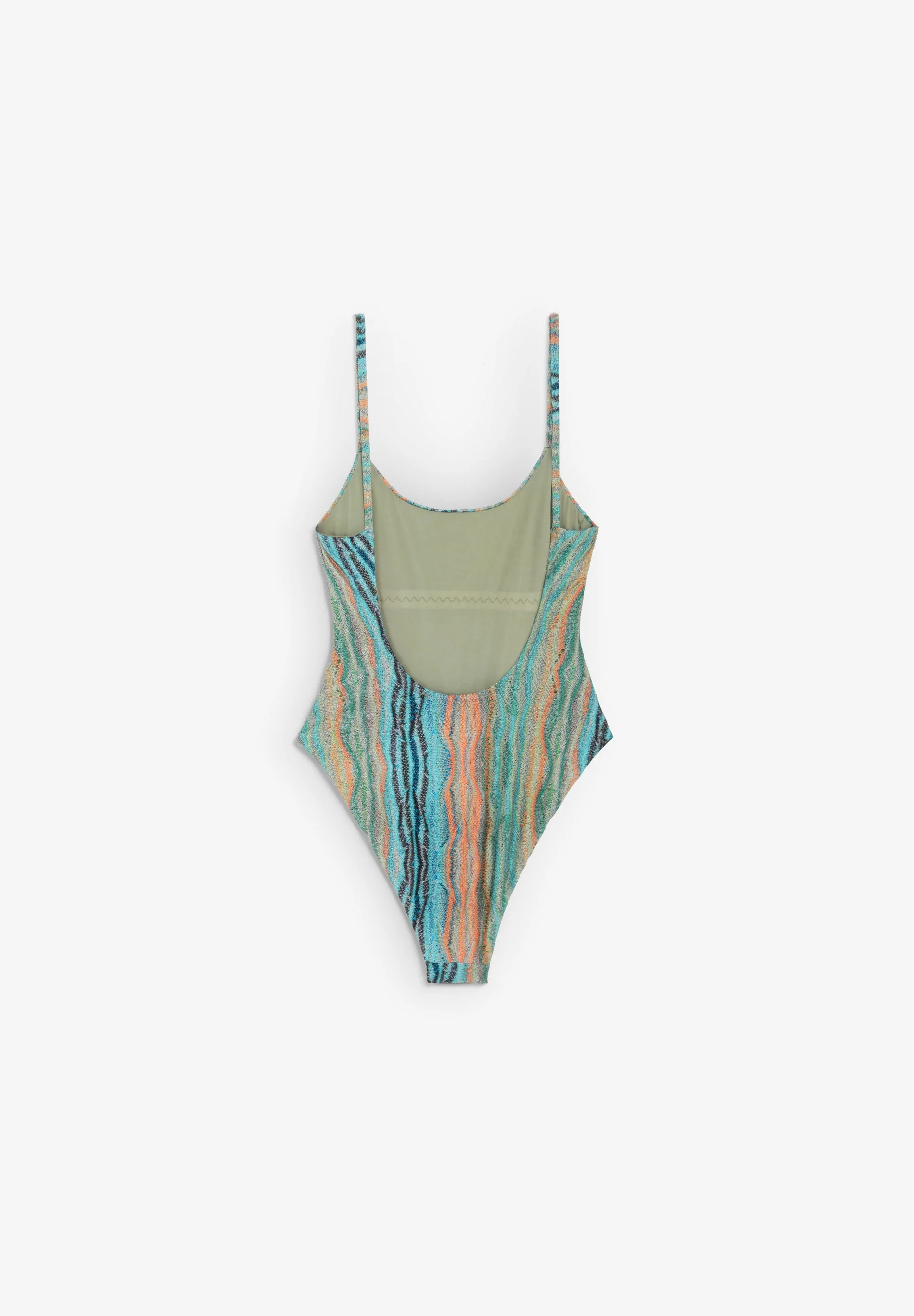 MULTICOLOURED PRINT SWIMSUIT - Image 7