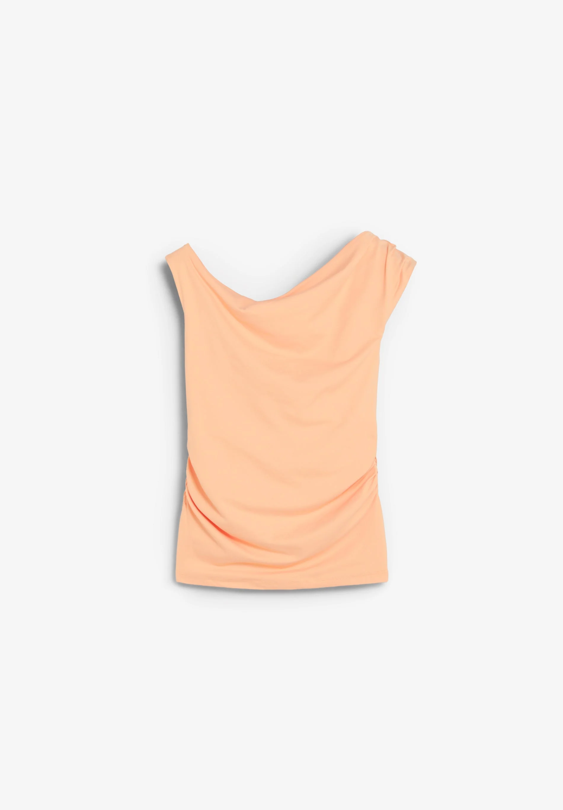 ASYMMETRIC DRAPED T-SHIRT - Image 2