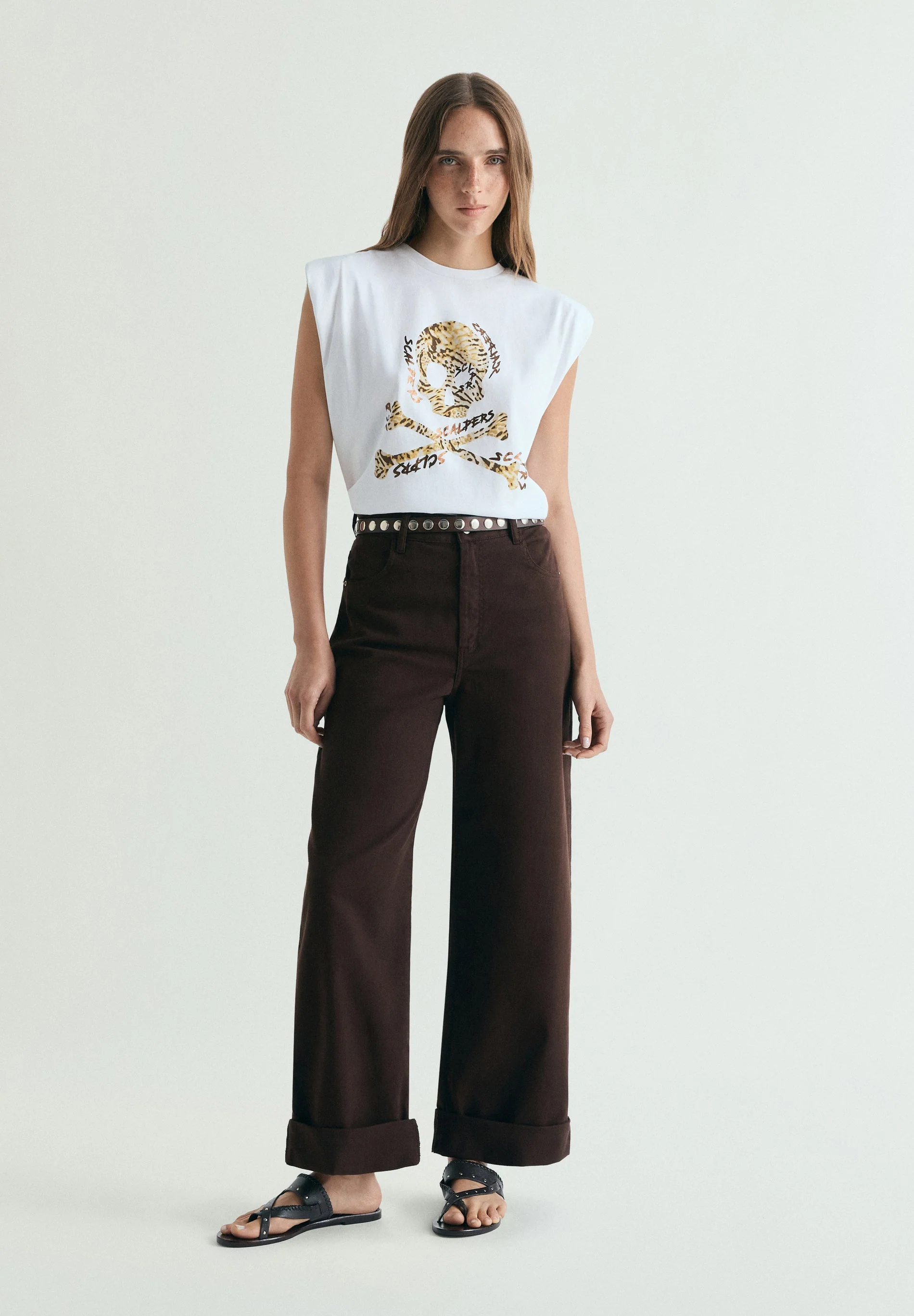 SLEEVELESS PRINTED T-SHIRT - Image 2