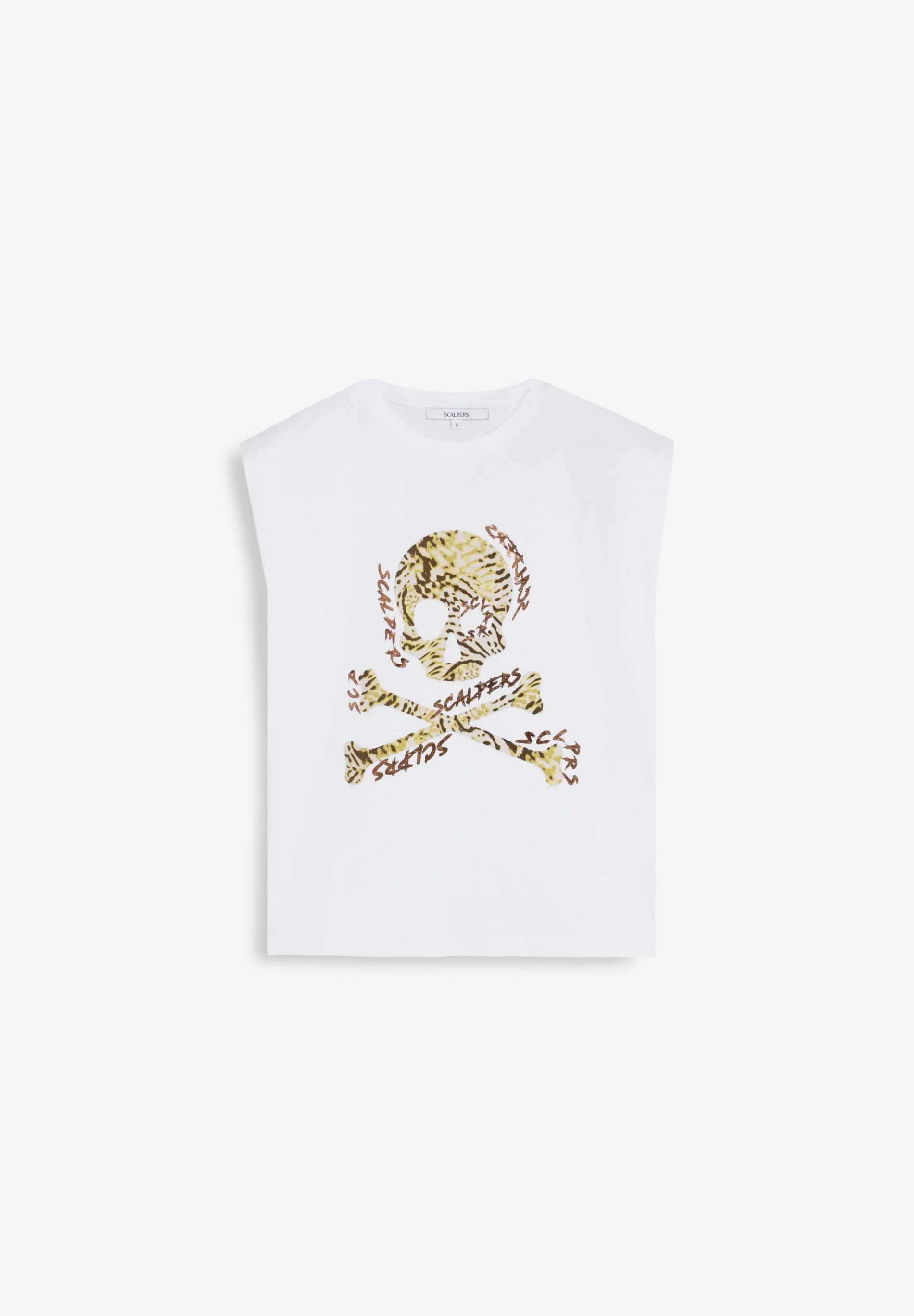 SLEEVELESS PRINTED T-SHIRT - Image 4