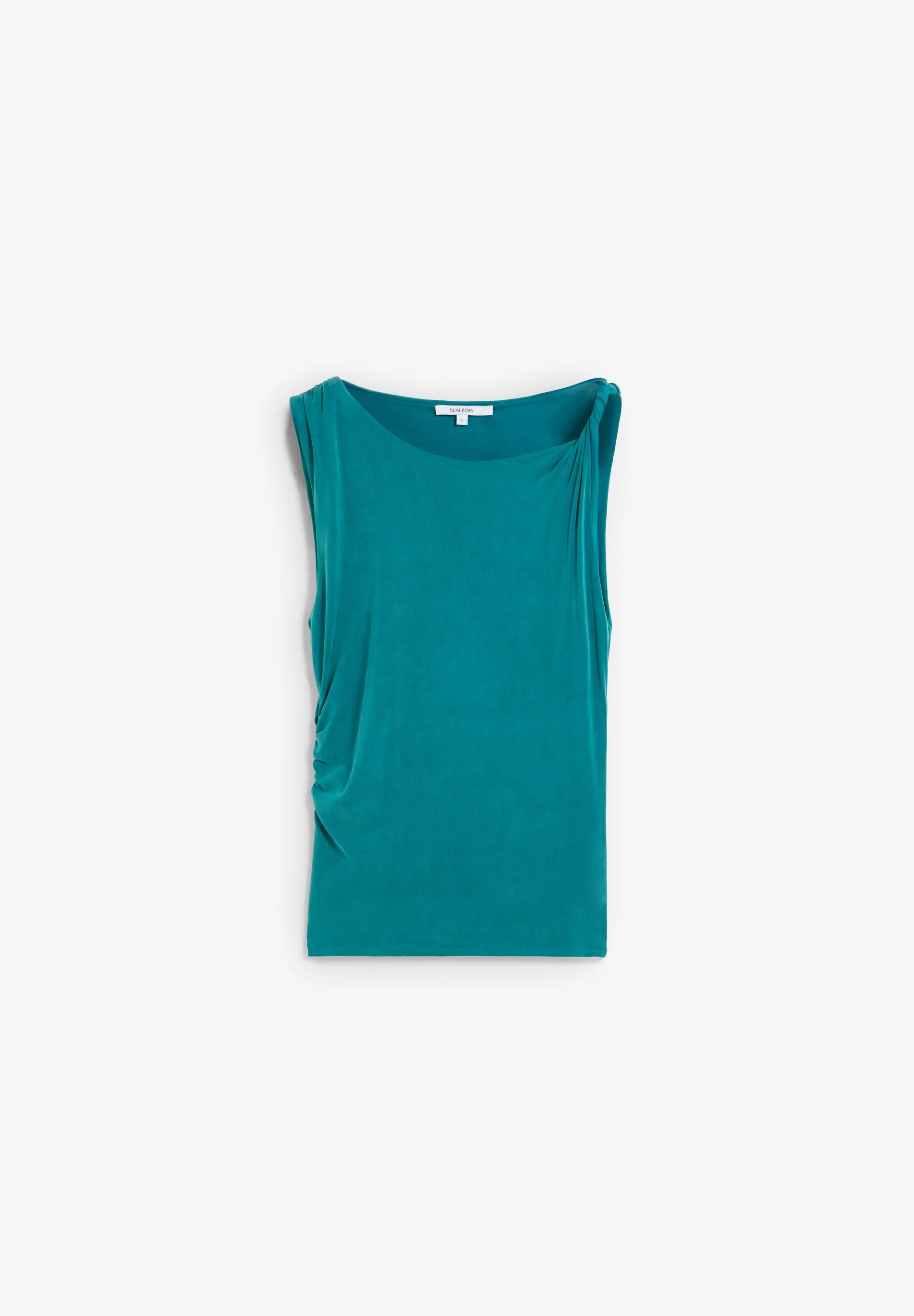 ASYMMETRIC DRAPED T-SHIRT - Image 4