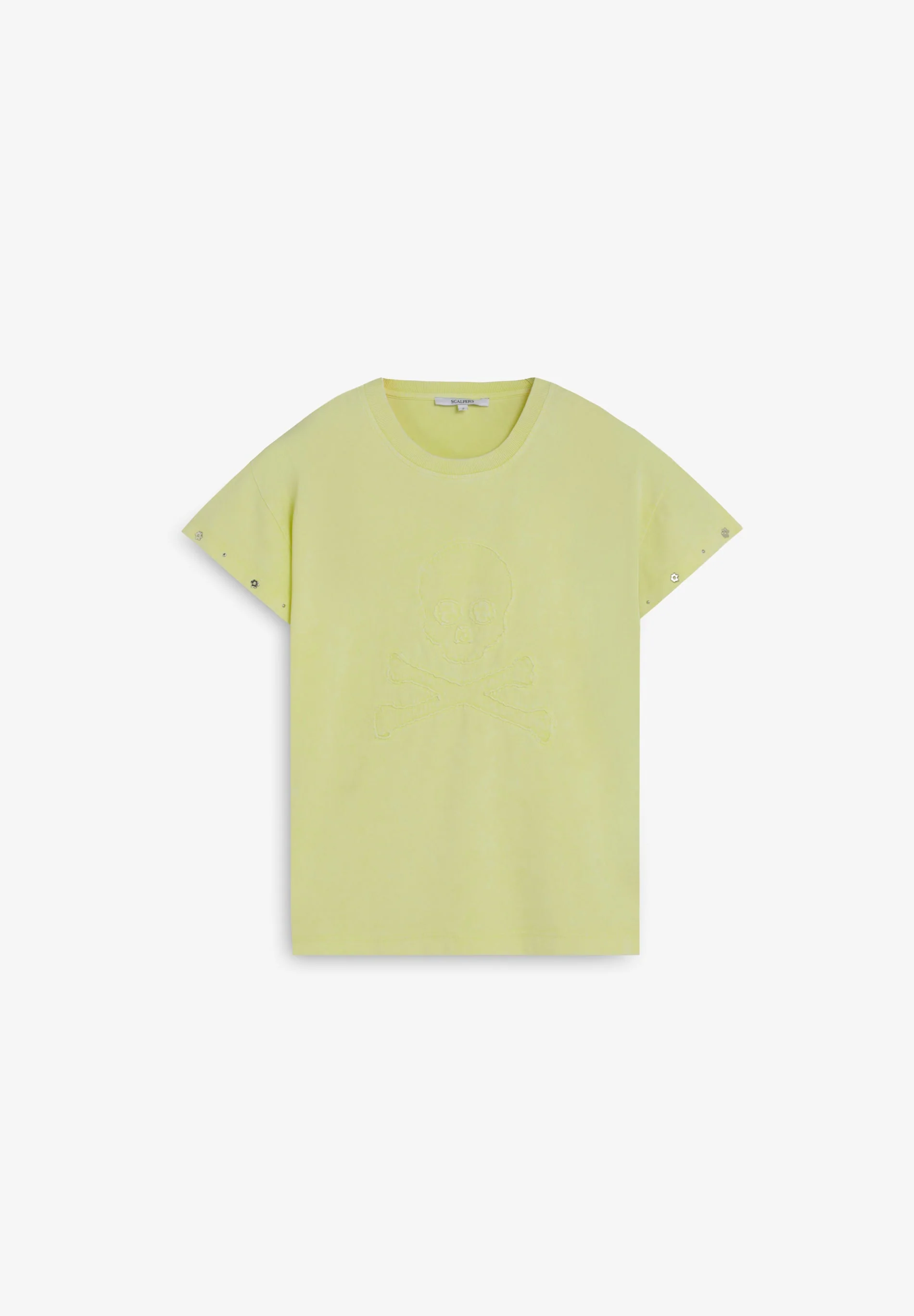 SKULL T-SHIRT WITH STUDS - Image 4