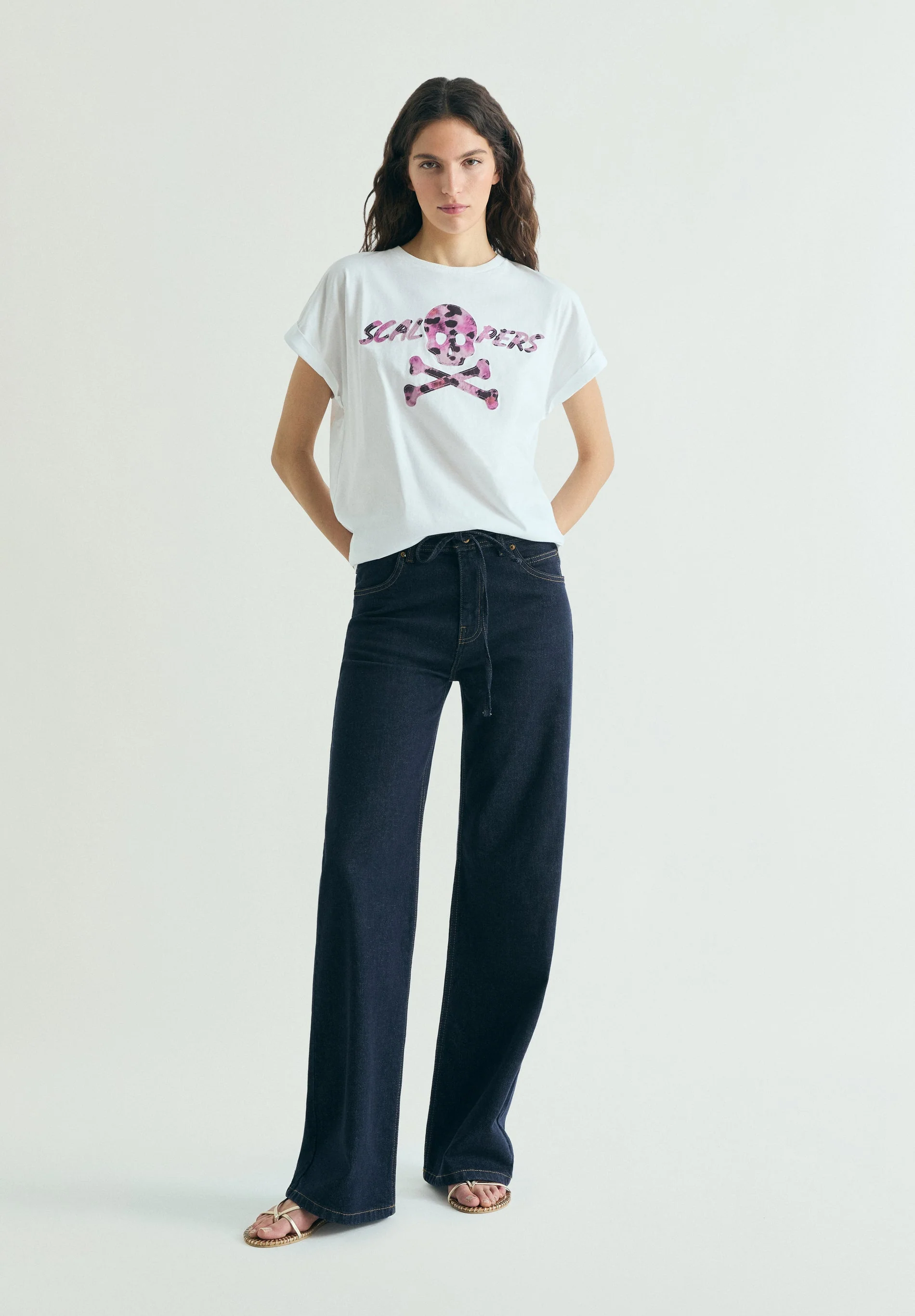 ANIMAL PRINT T-SHIRT WITH SKULL - Image 2