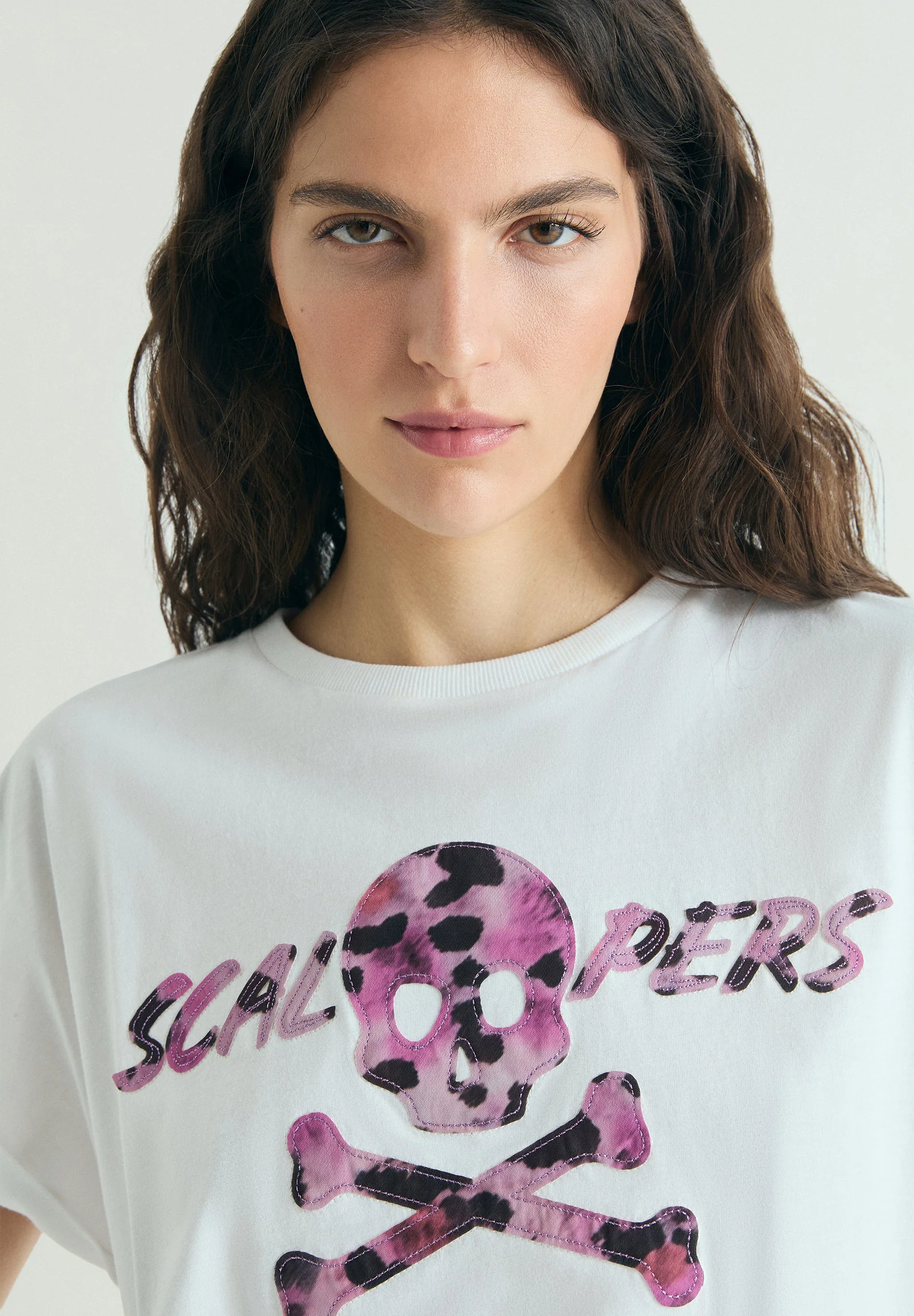 ANIMAL PRINT T-SHIRT WITH SKULL - Image 5