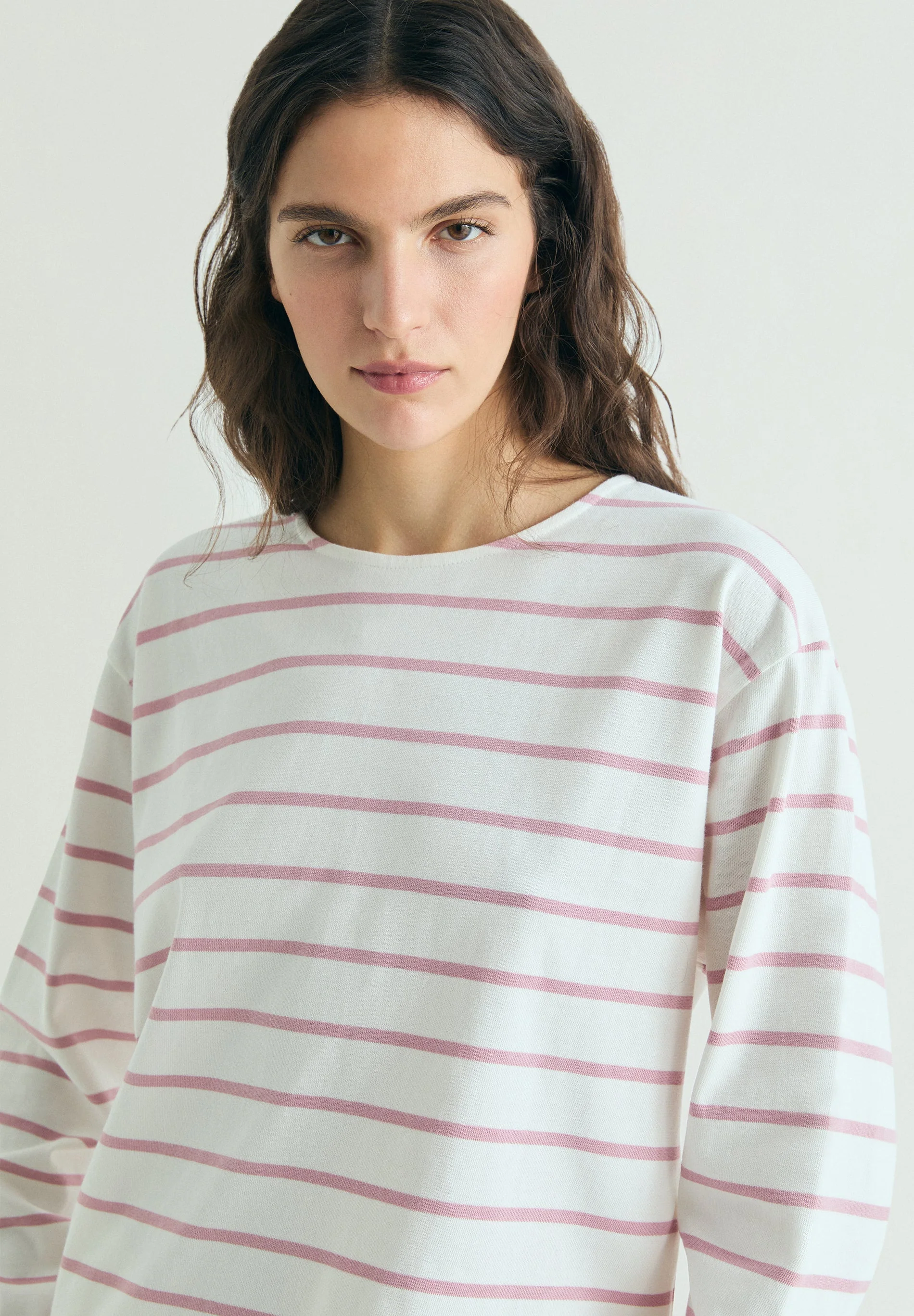 STRIPED T-SHIRT WITH PATCH - Image 3
