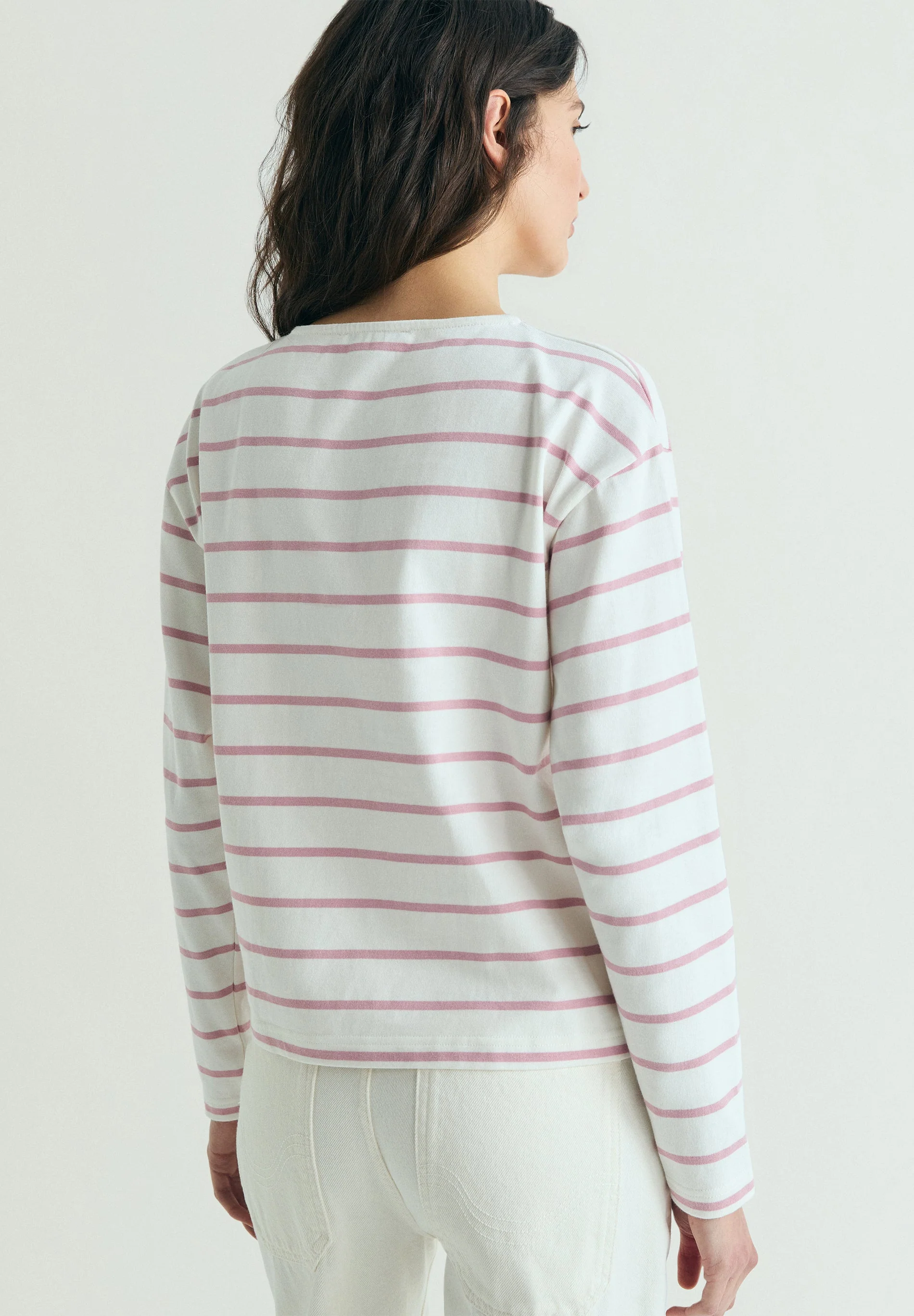 STRIPED T-SHIRT WITH PATCH - Image 4