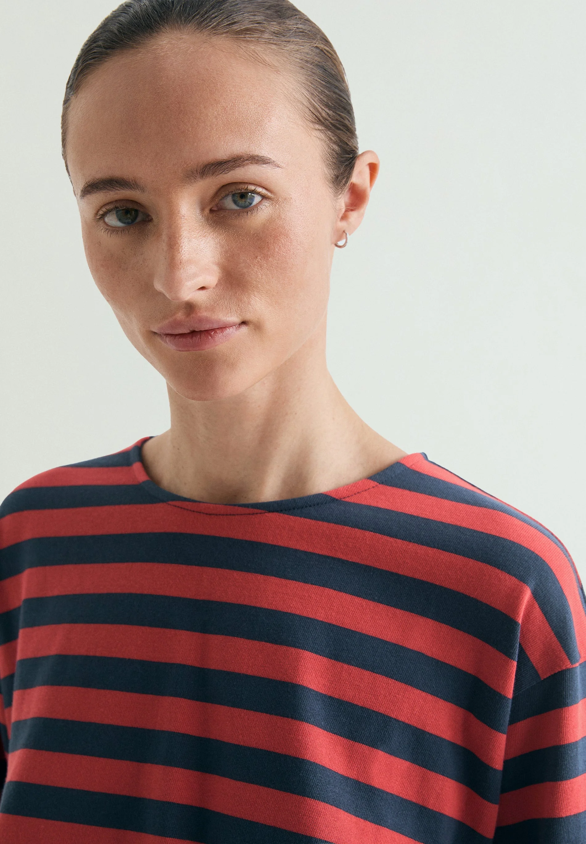 STRIPED T-SHIRT WITH PATCH - Image 3