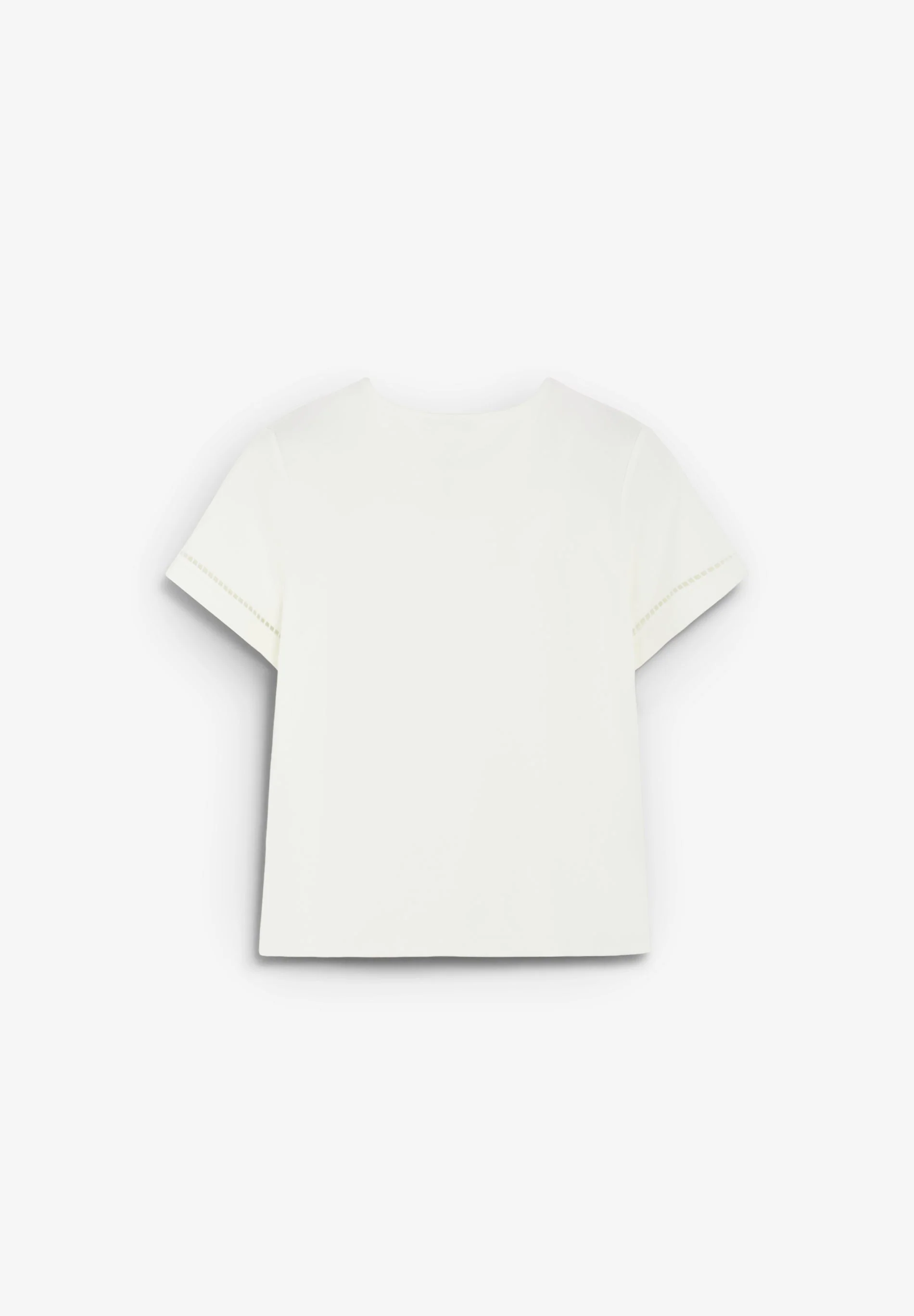 T-SHIRT WITH DIE-CUT STUDDED DETAILS - Image 5