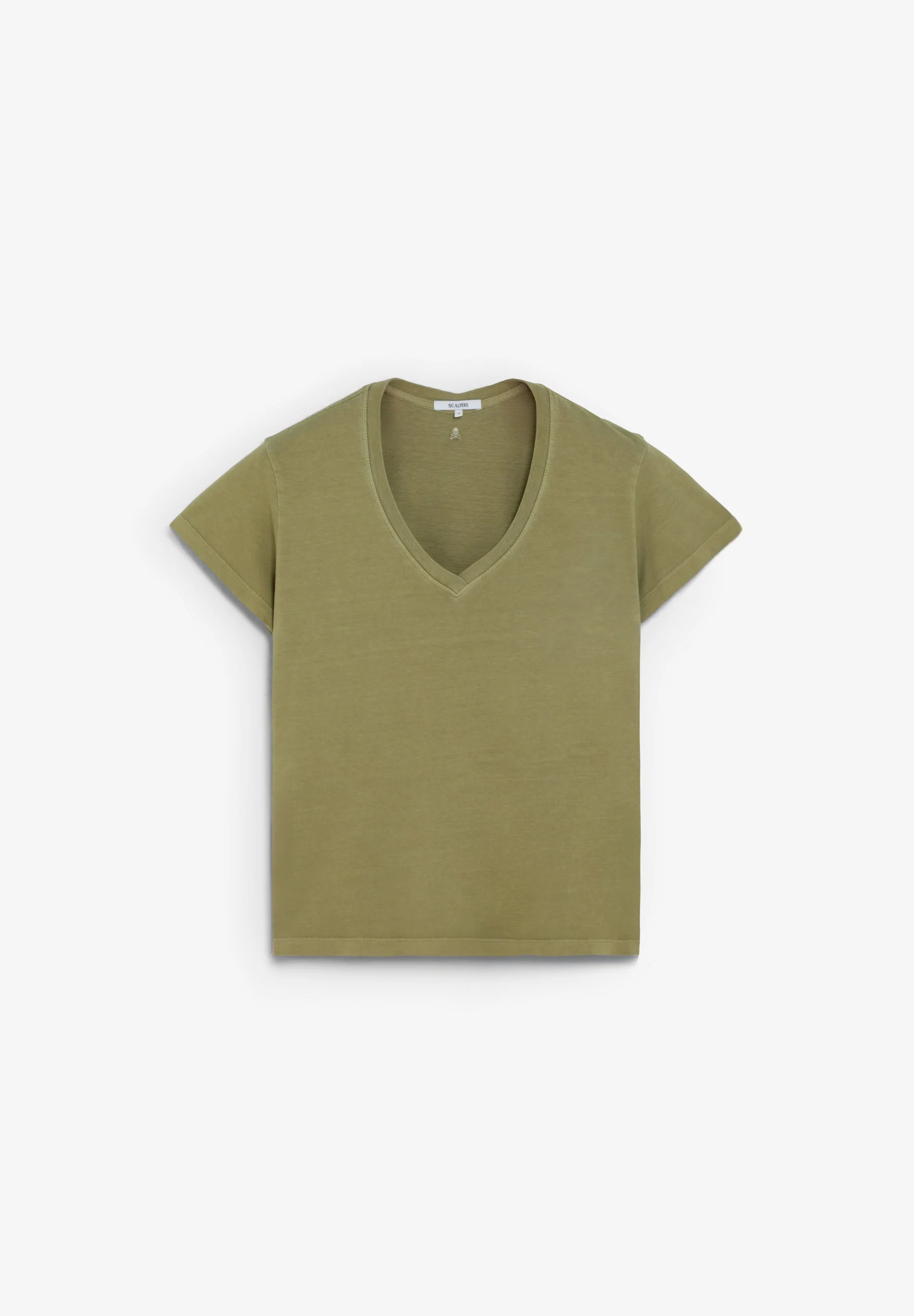 BASIC V-NECK T-SHIRT - Image 4
