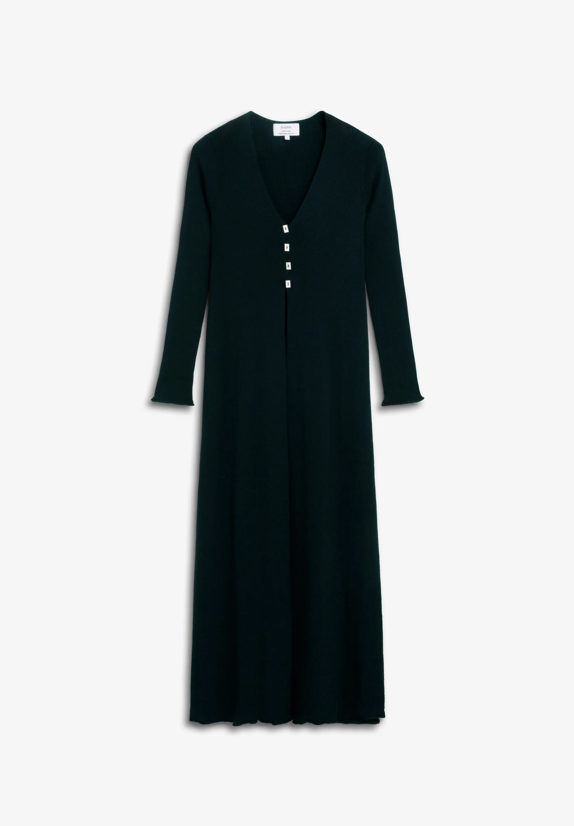 LONG RIBBED KNIT CARDIGAN - Image 7
