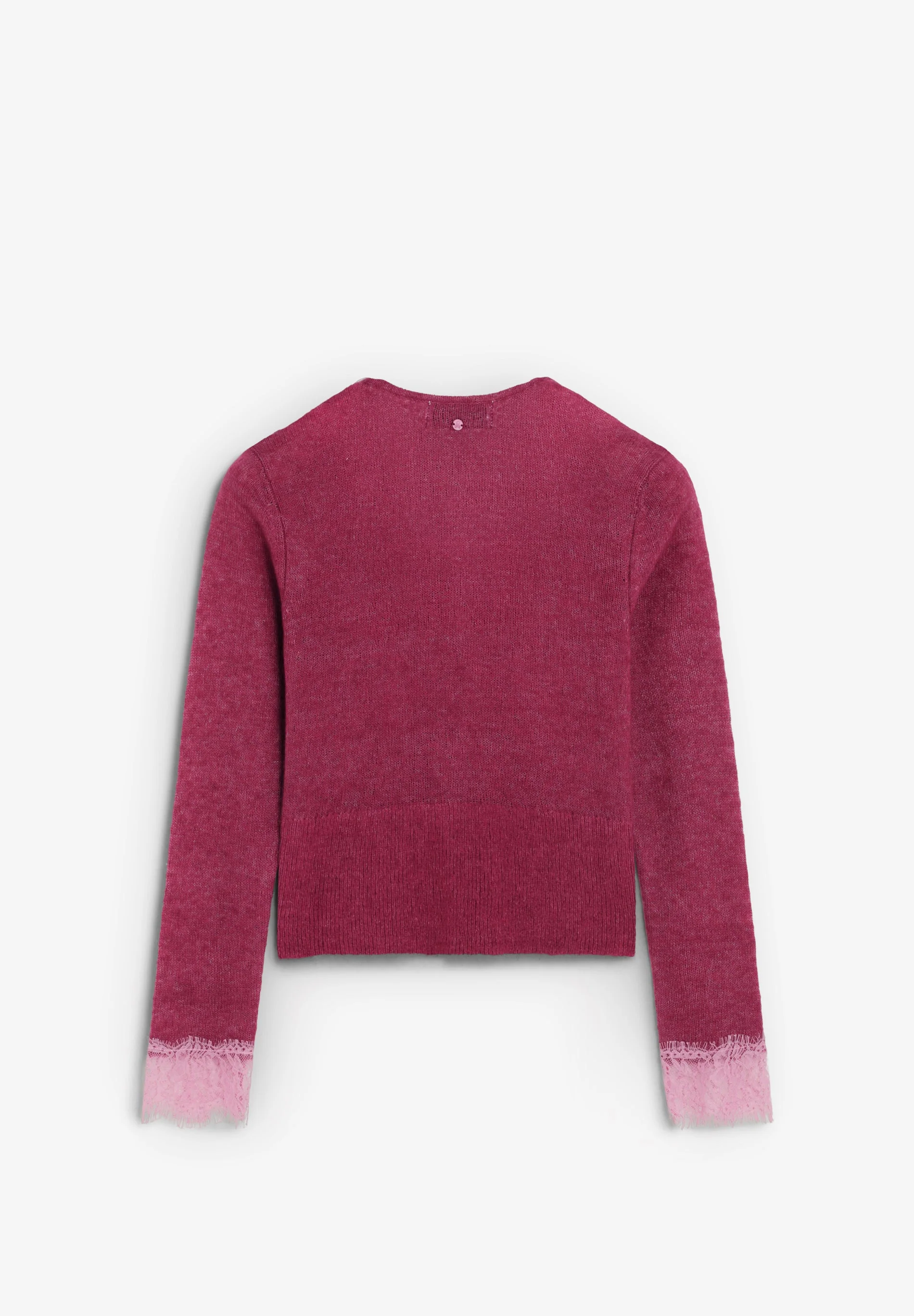 LACE TRIM KNIT CARDIGAN - Image 7