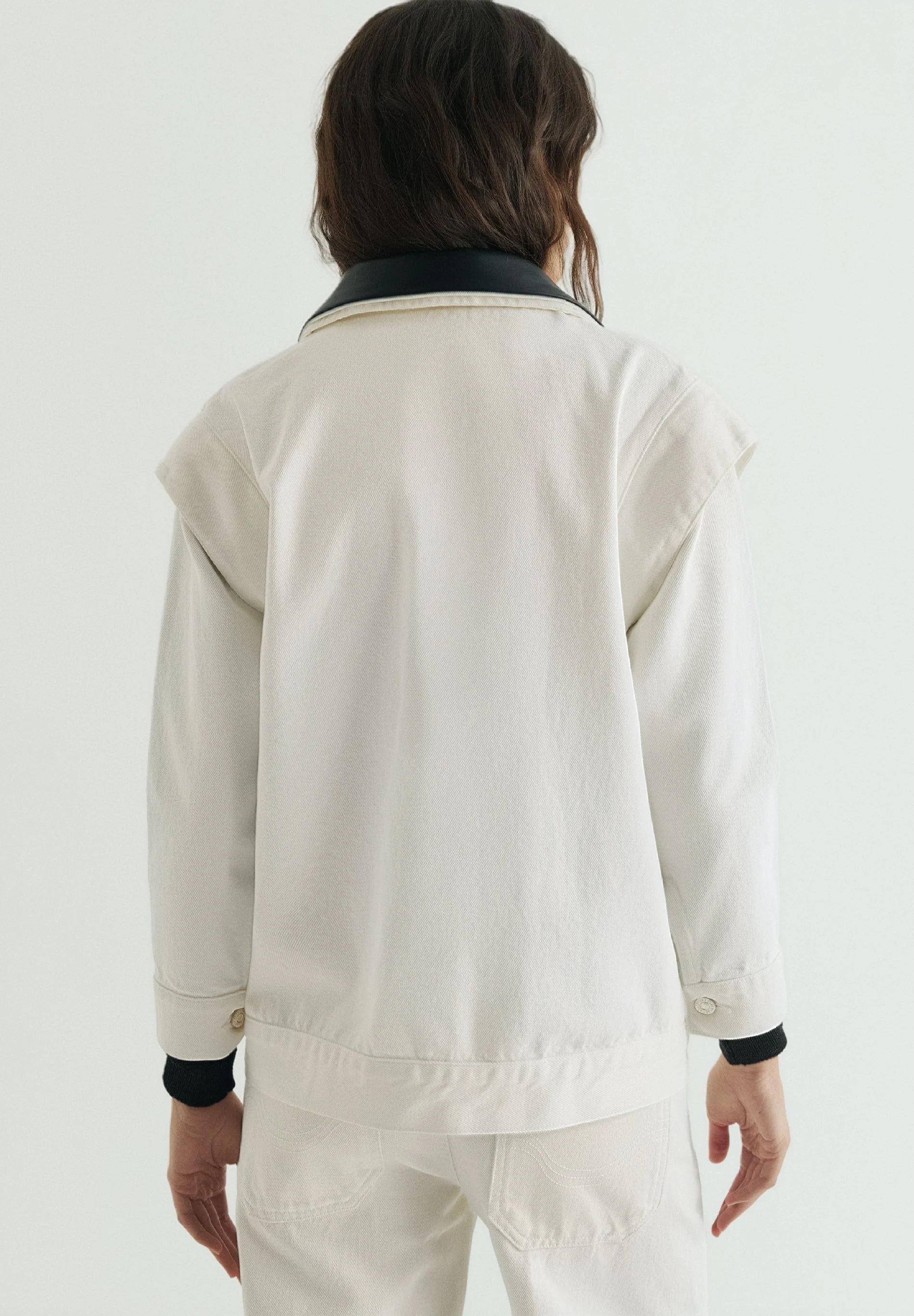 CONTRAST DENIM JACKET - Image 4