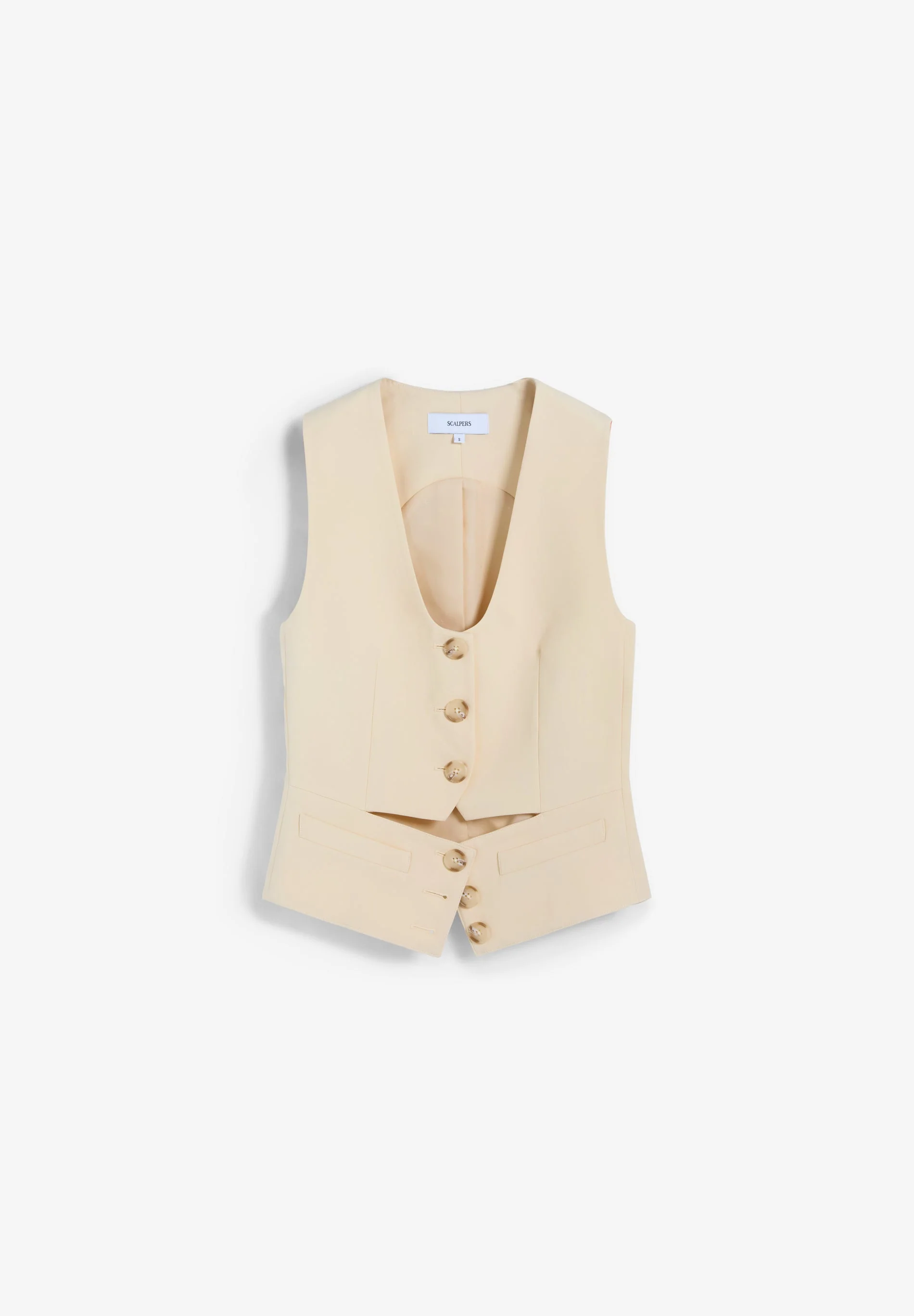 LOOSE-FITTING WAISTCOAT WITH DARTS - Image 4