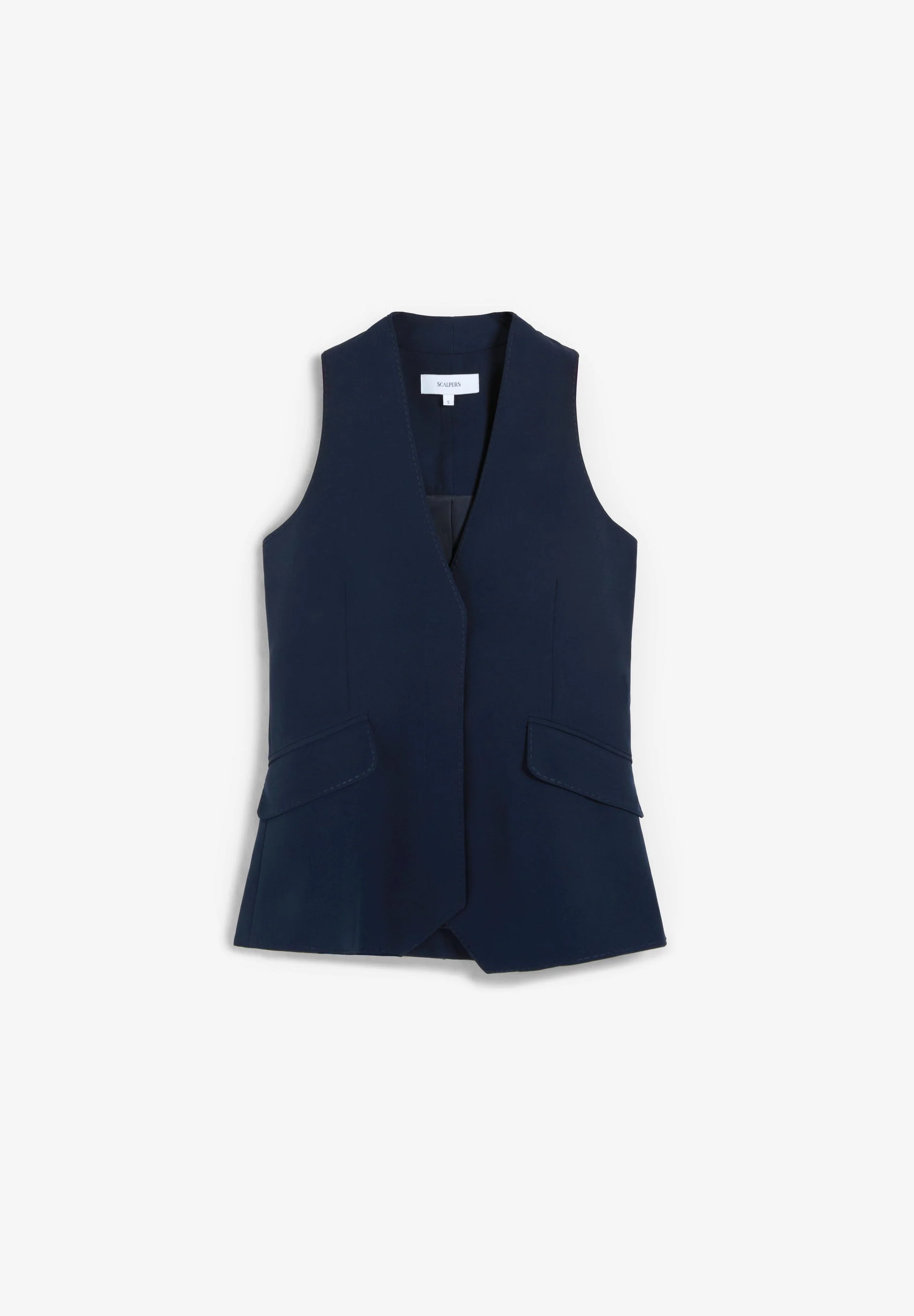 GILET WITH STITCHING DETAIL - Image 6