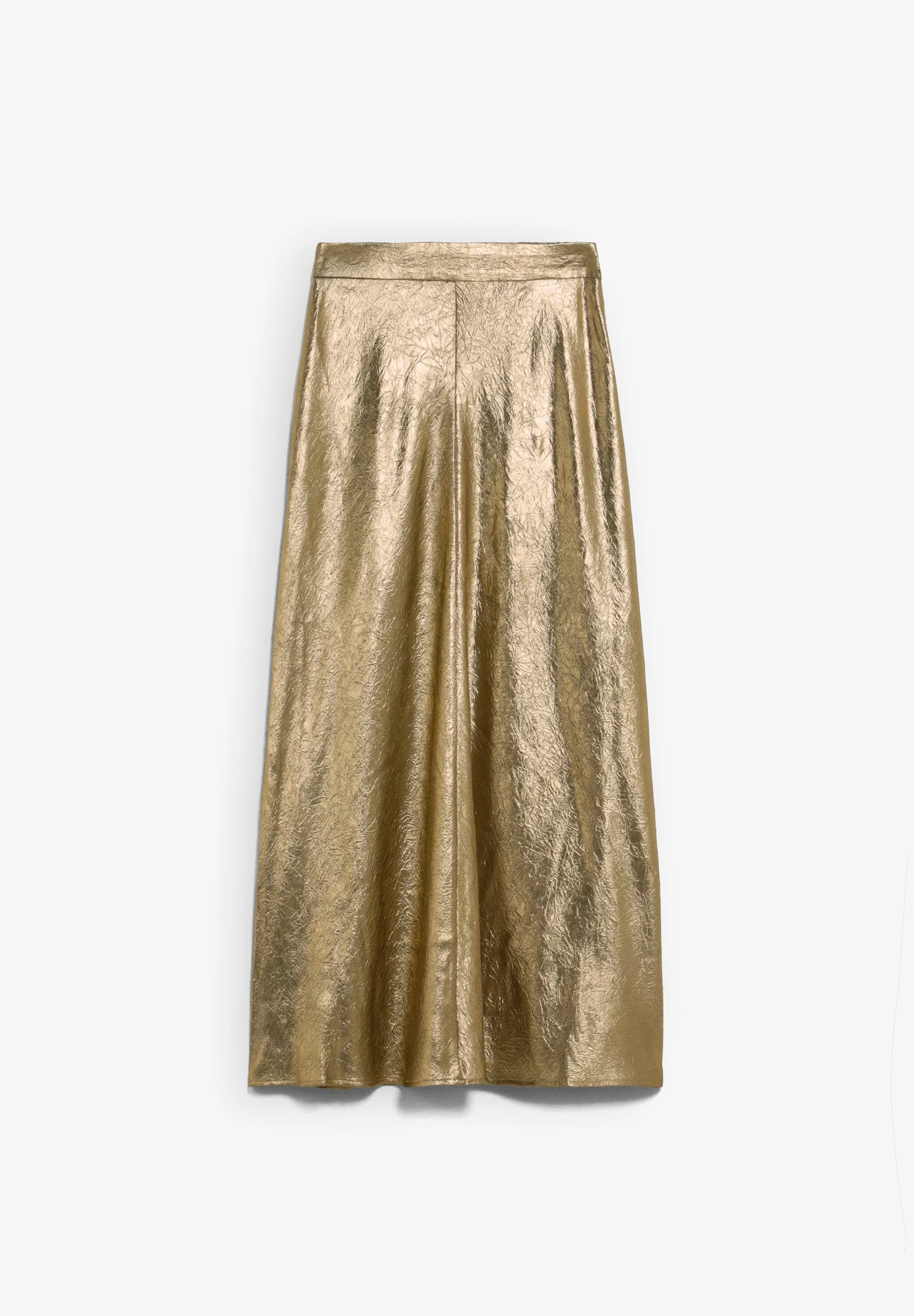 METALLIC MIDI SKIRT - Image 4