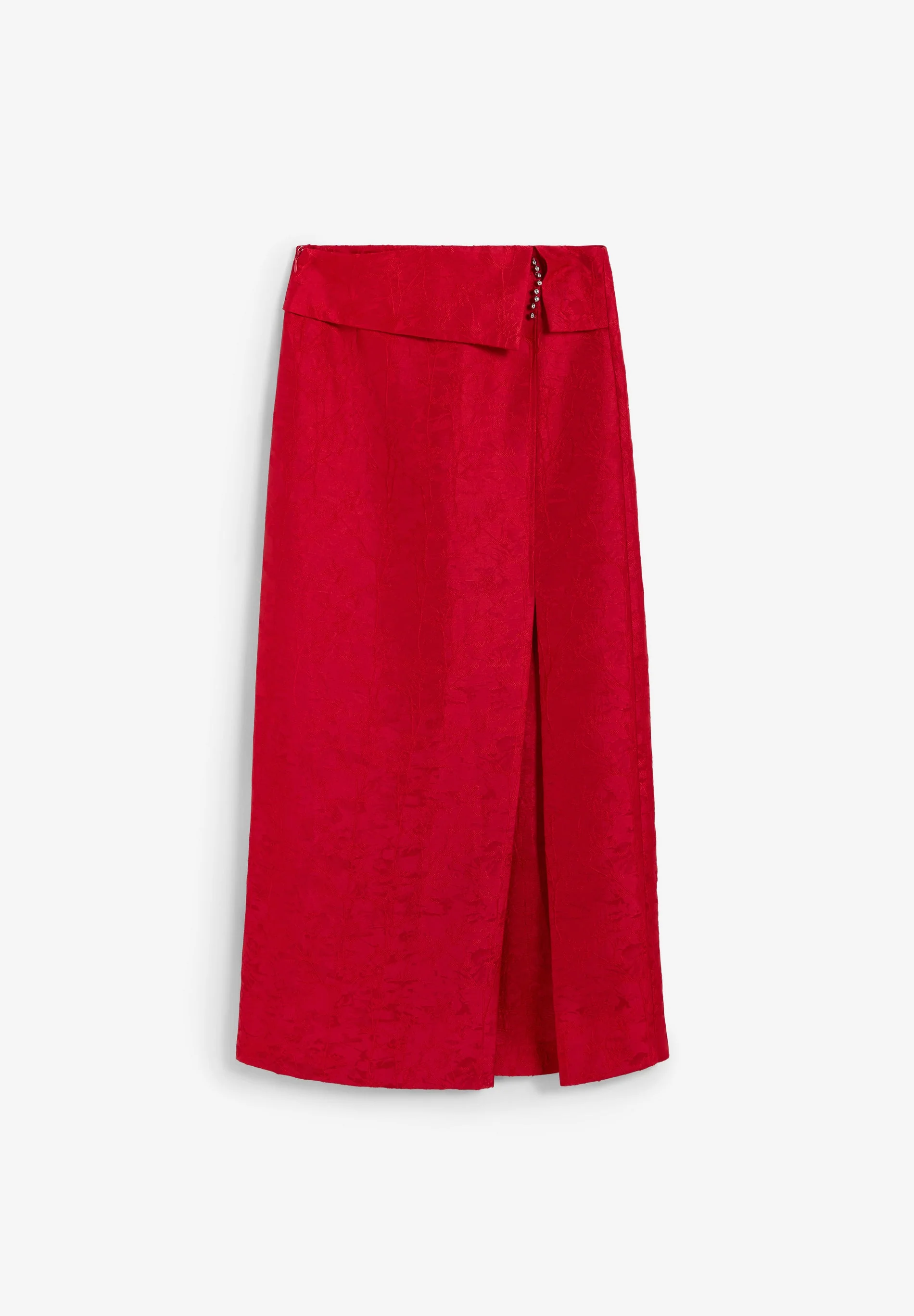 BROCADE SKIRT WITH SLIT - Image 4