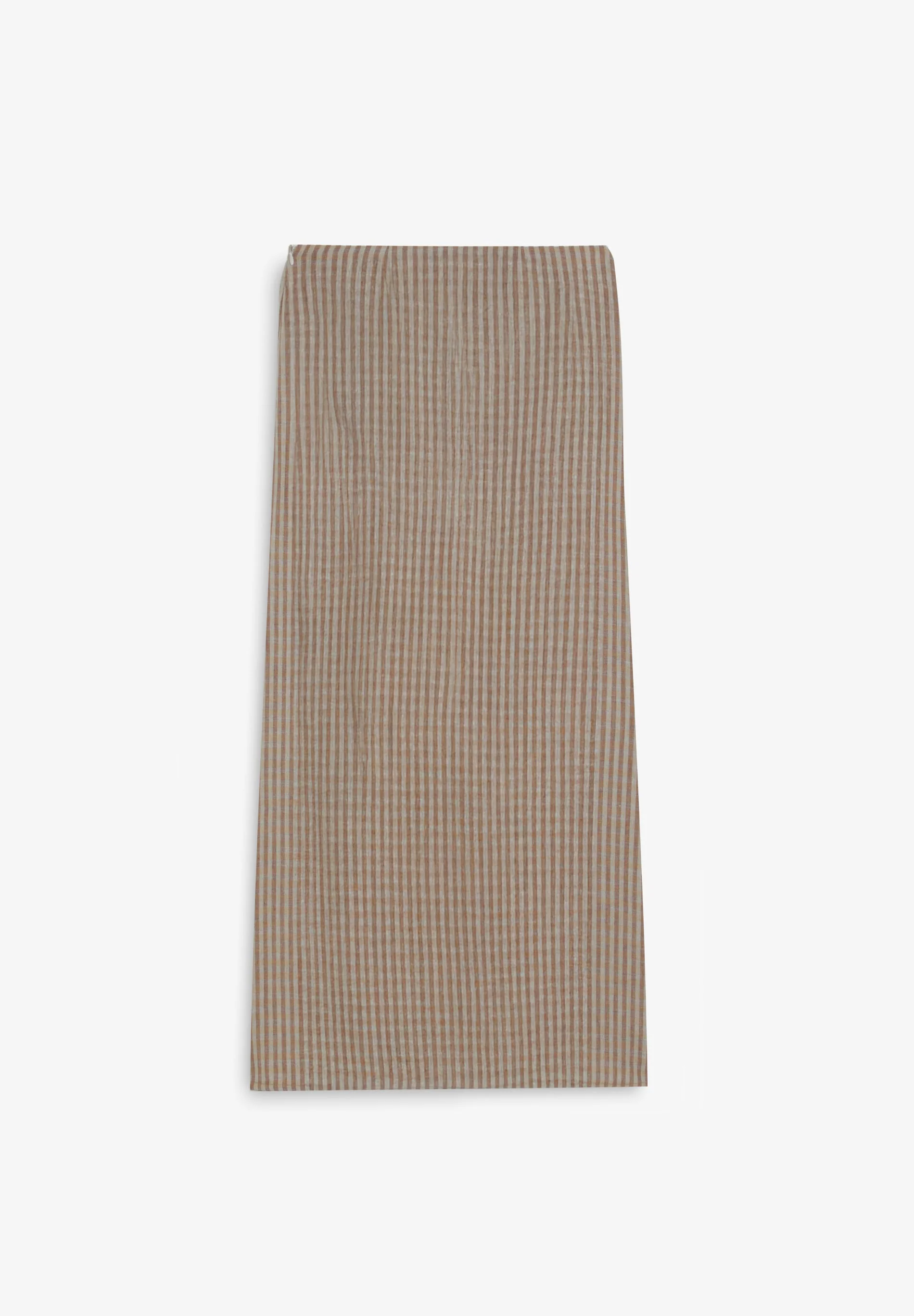 GATHERED GINGHAM SKIRT - Image 6