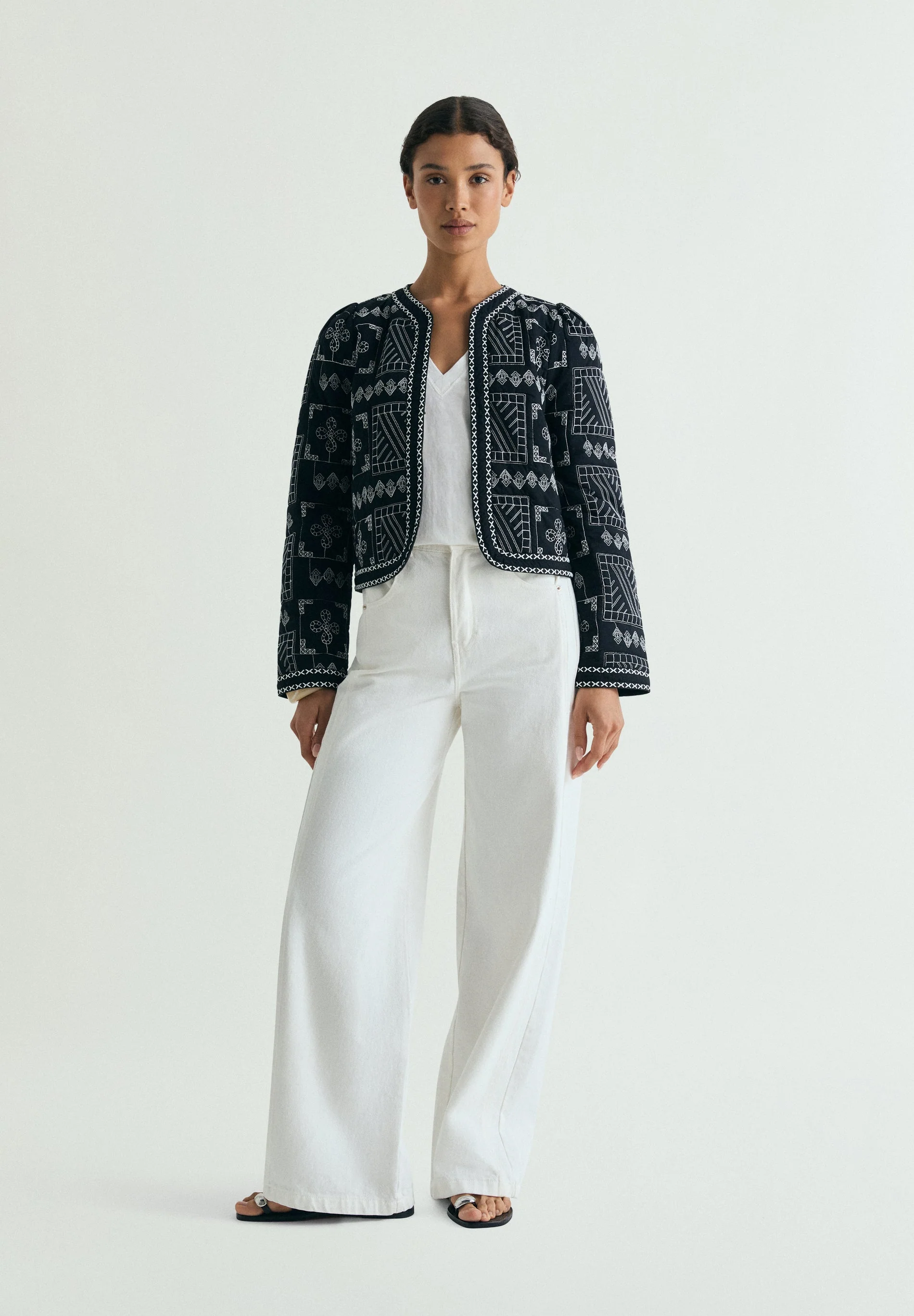 EMBROIDERED PUFFER JACKET - Image 2