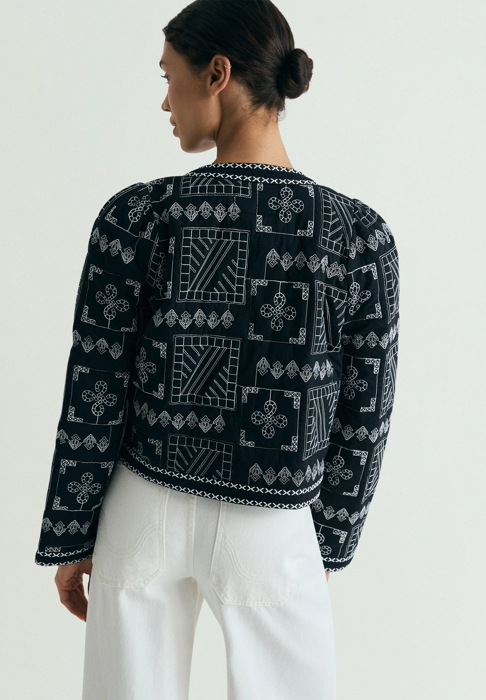 EMBROIDERED PUFFER JACKET - Image 4