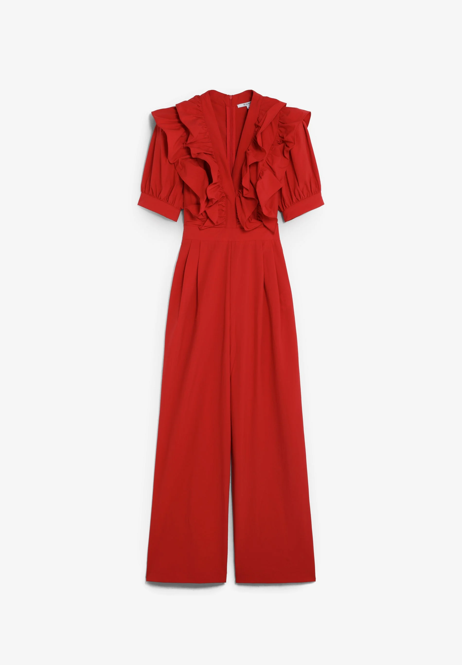 LONG JUMPSUIT WITH RUFFLES - Image 5