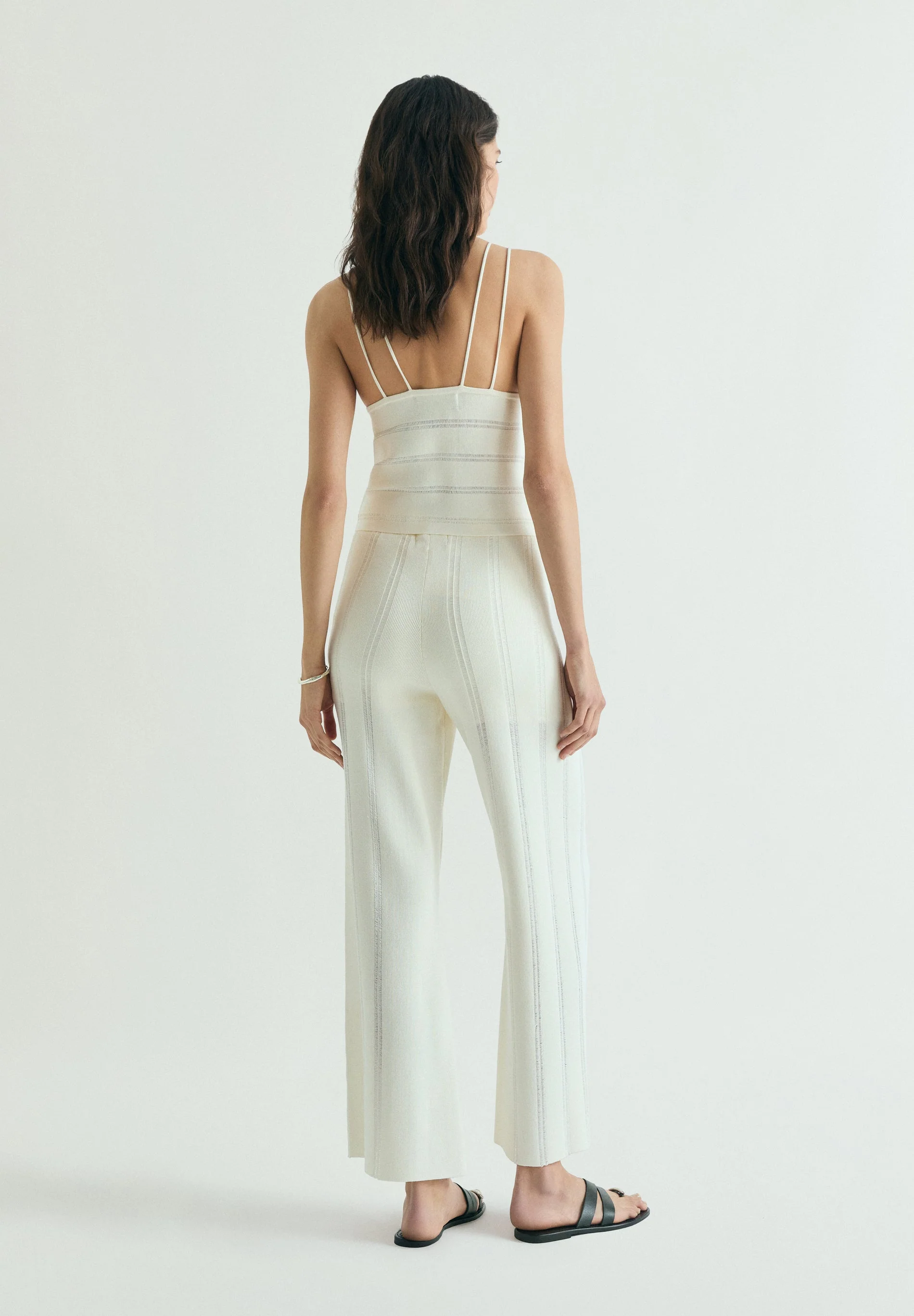 TROUSERS WITH RIBBED DETAIL - Image 4