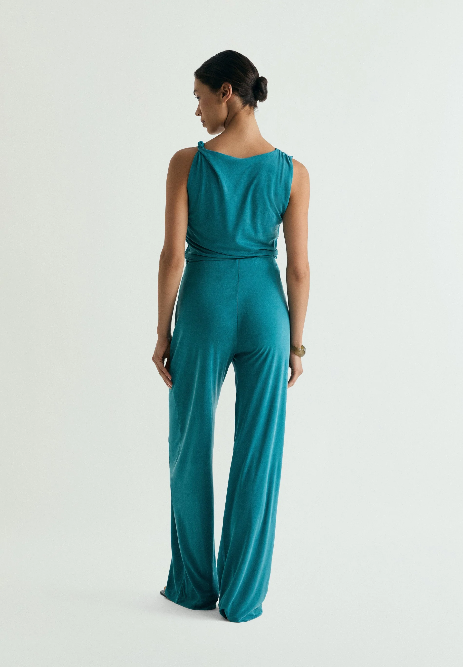 FLOWING TROUSERS WITH BELT - Image 4