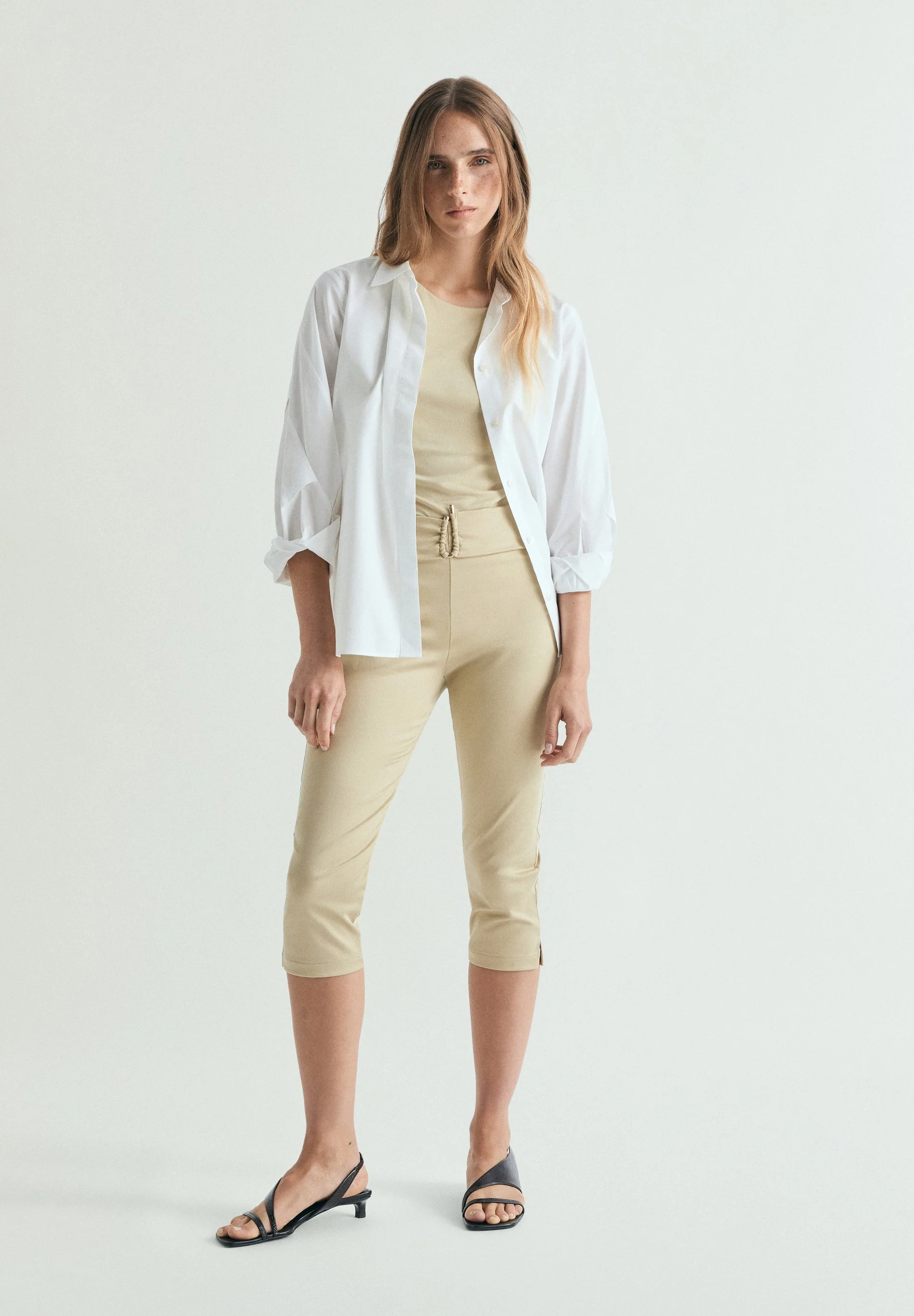 CAPRI TROUSERS WITH BELT - Image 4