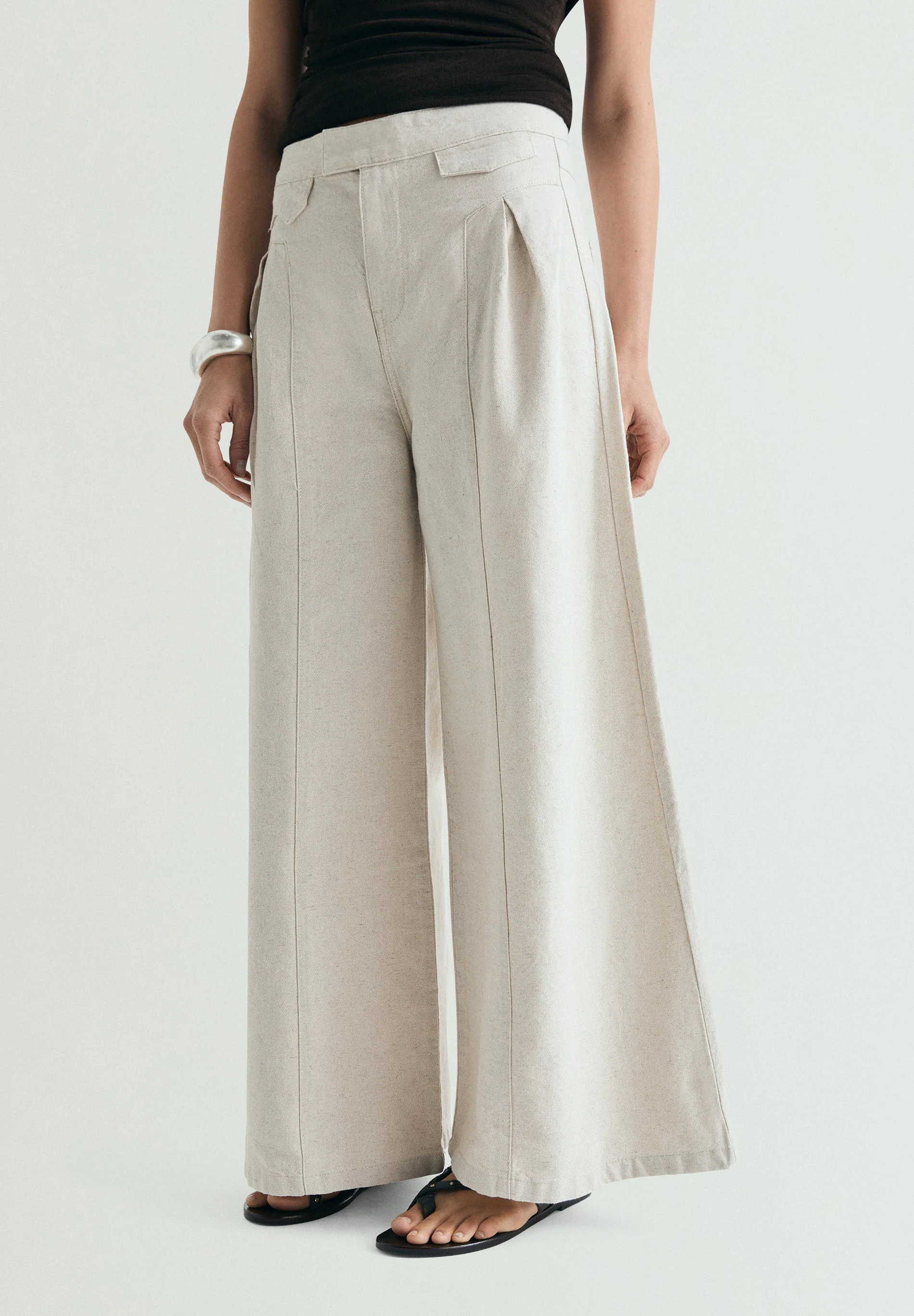 DART LINEN TROUSERS - Image 5
