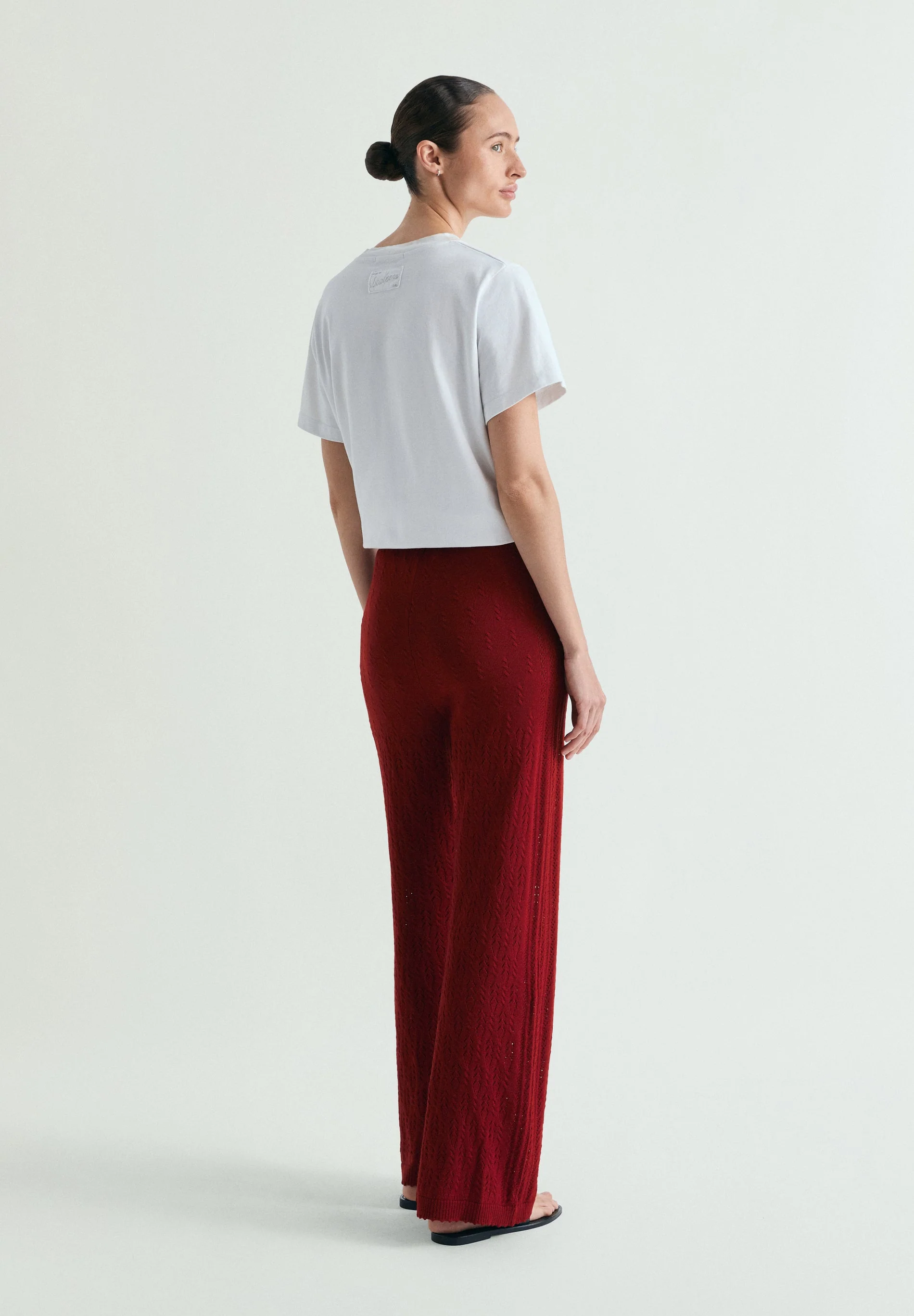 POINTELLE CUT-OUT TROUSERS - Image 4
