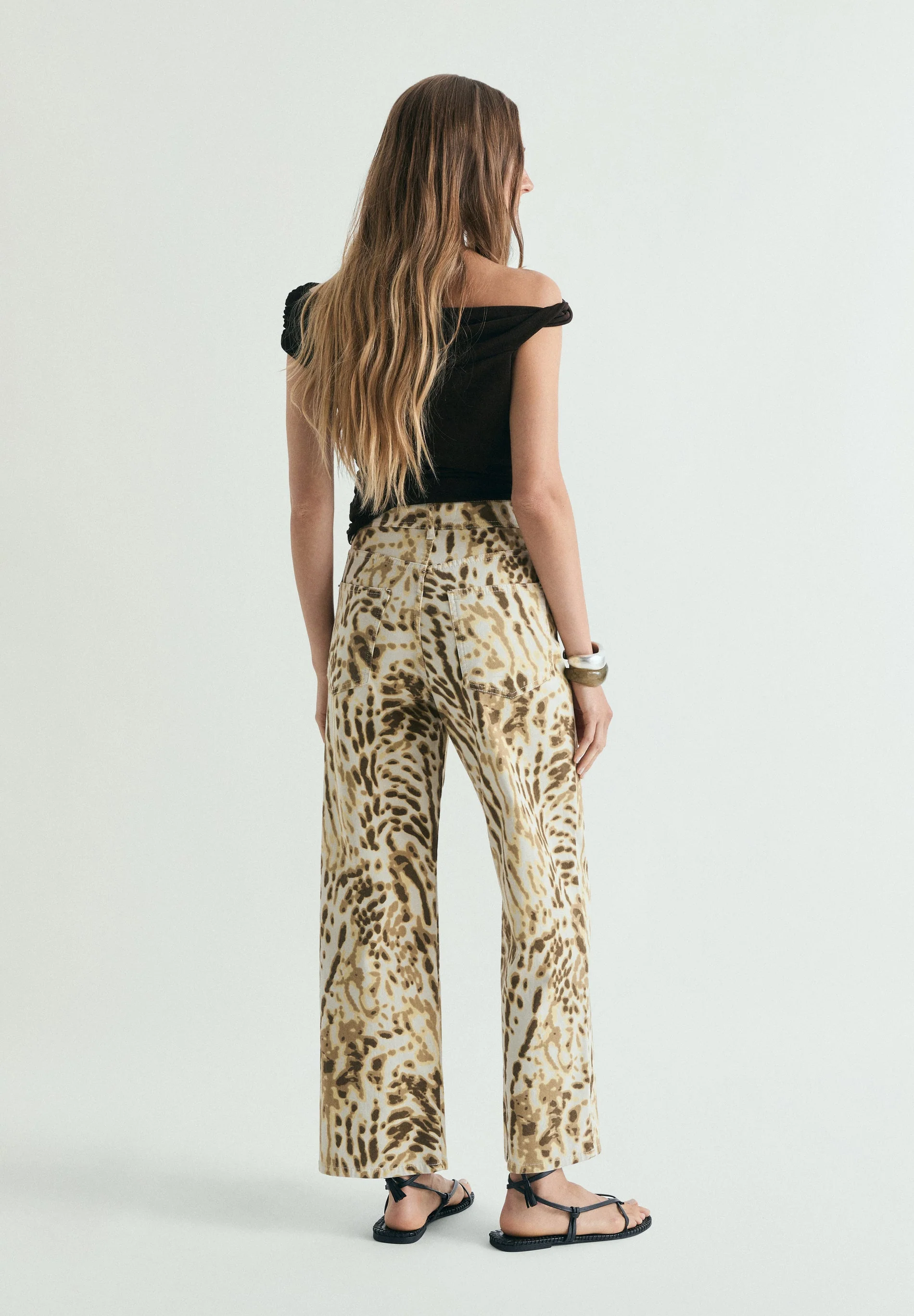 ANIMAL PRINT JEANS - Image 3